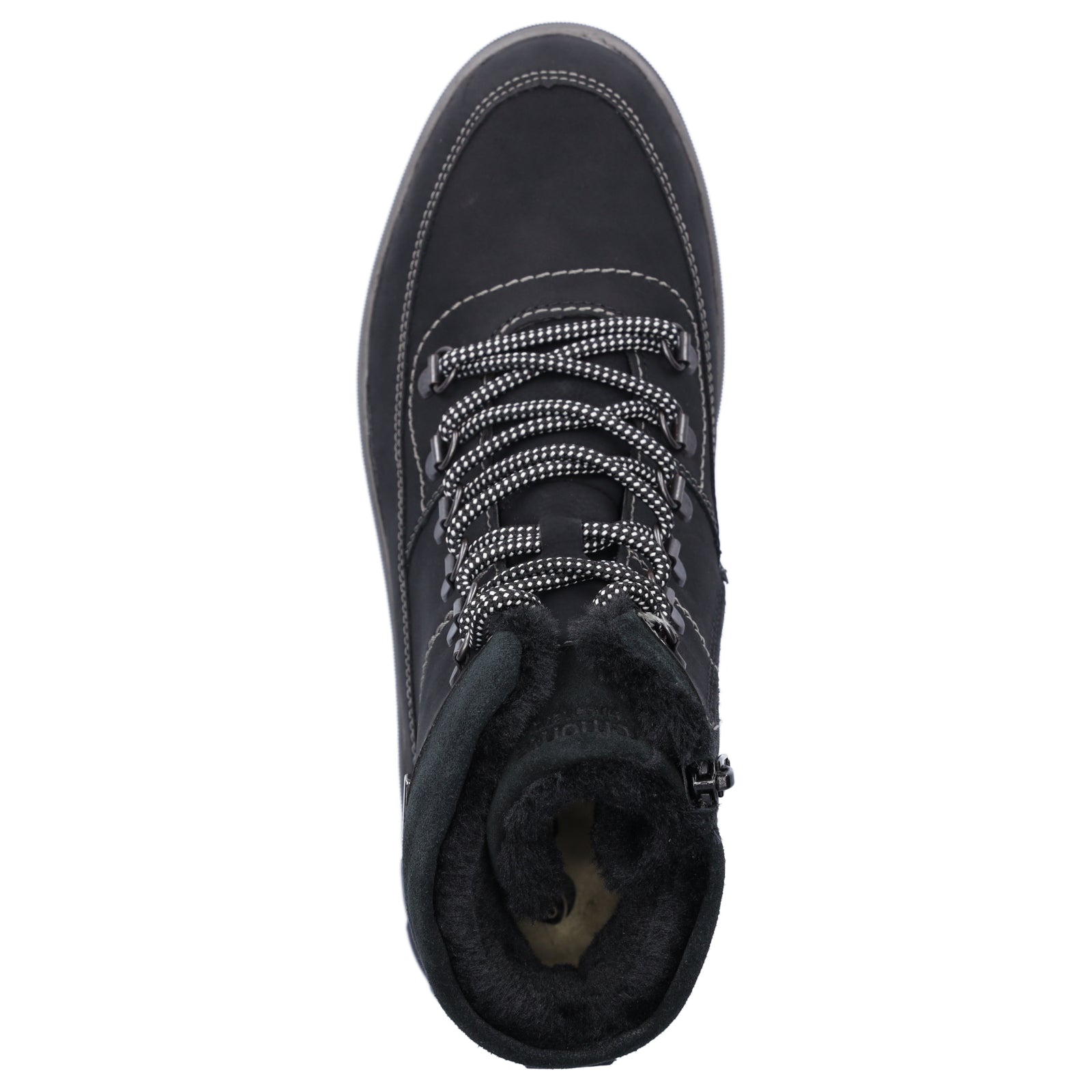 Remonte women's lace-up boot black