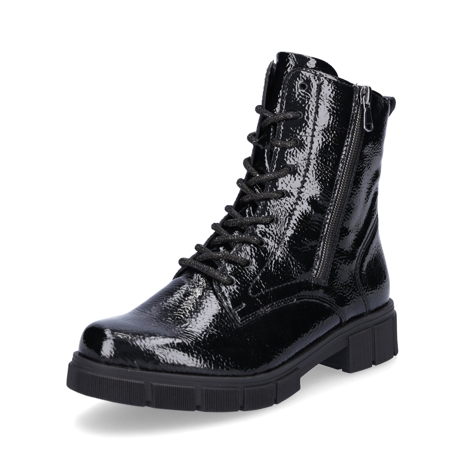 Remonte women's lace-up boot black