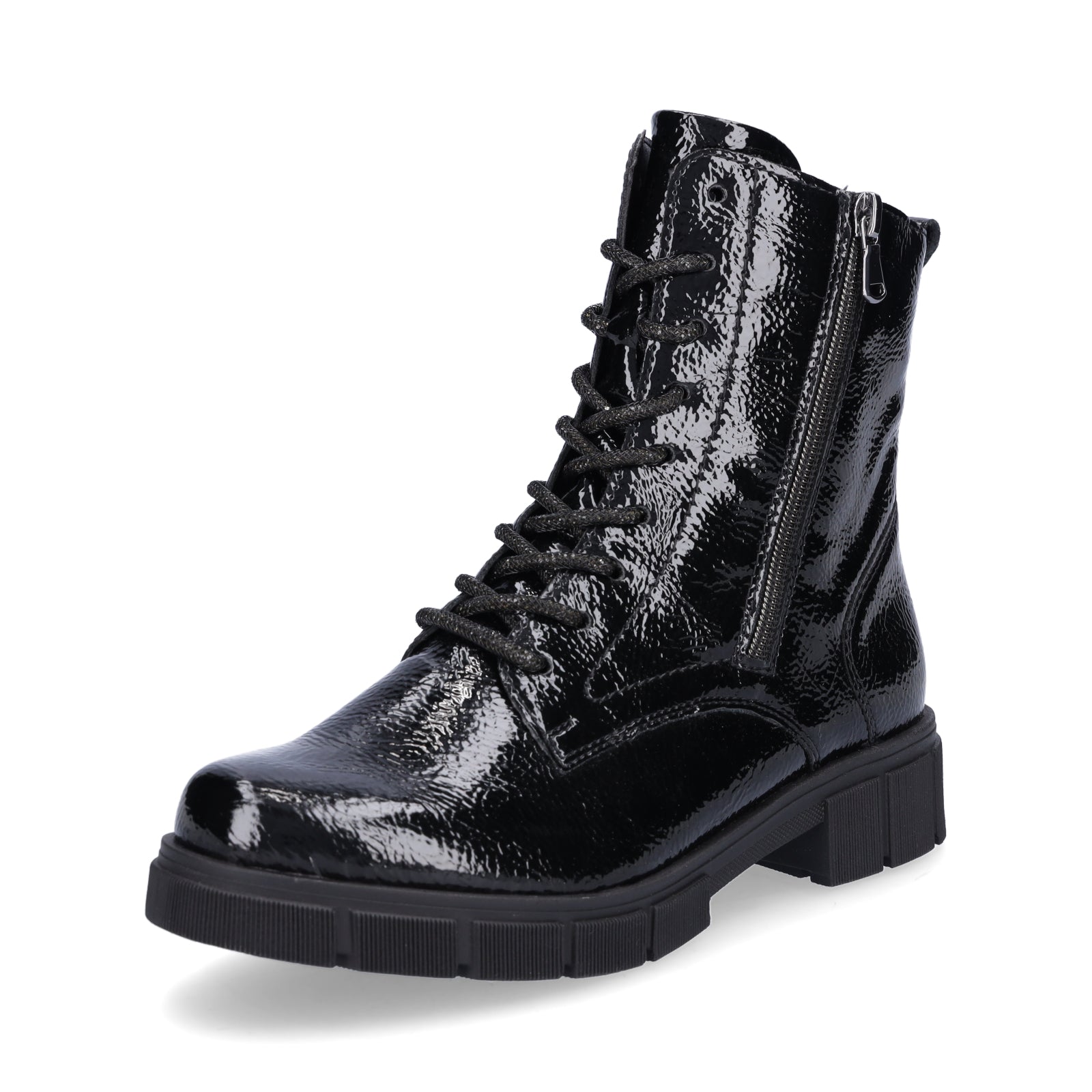 Remonte Damen Schnürboot schwarz