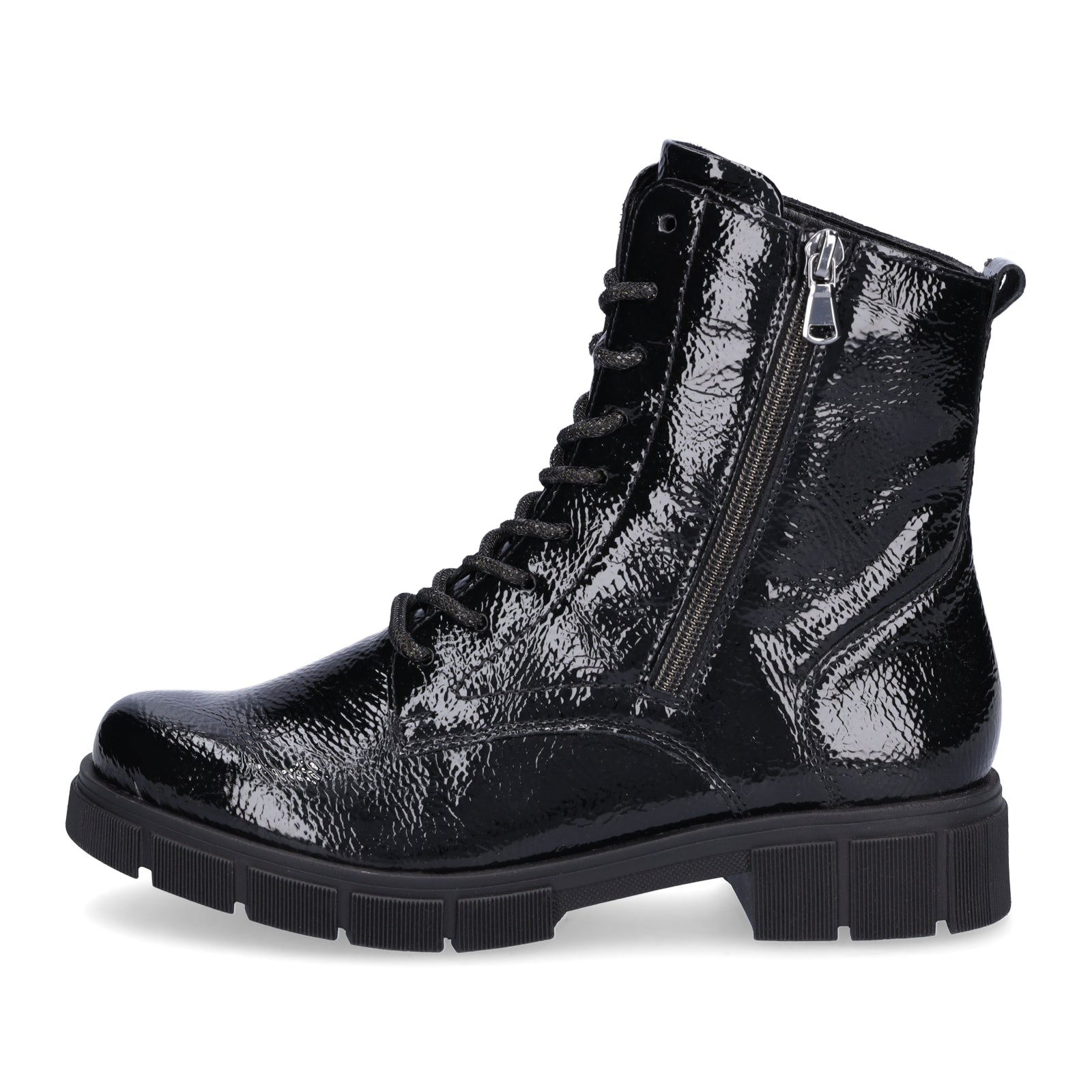 Remonte women's lace-up boot black