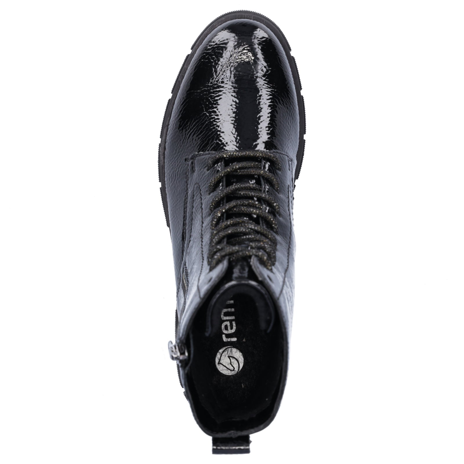 Remonte women's lace-up boot black