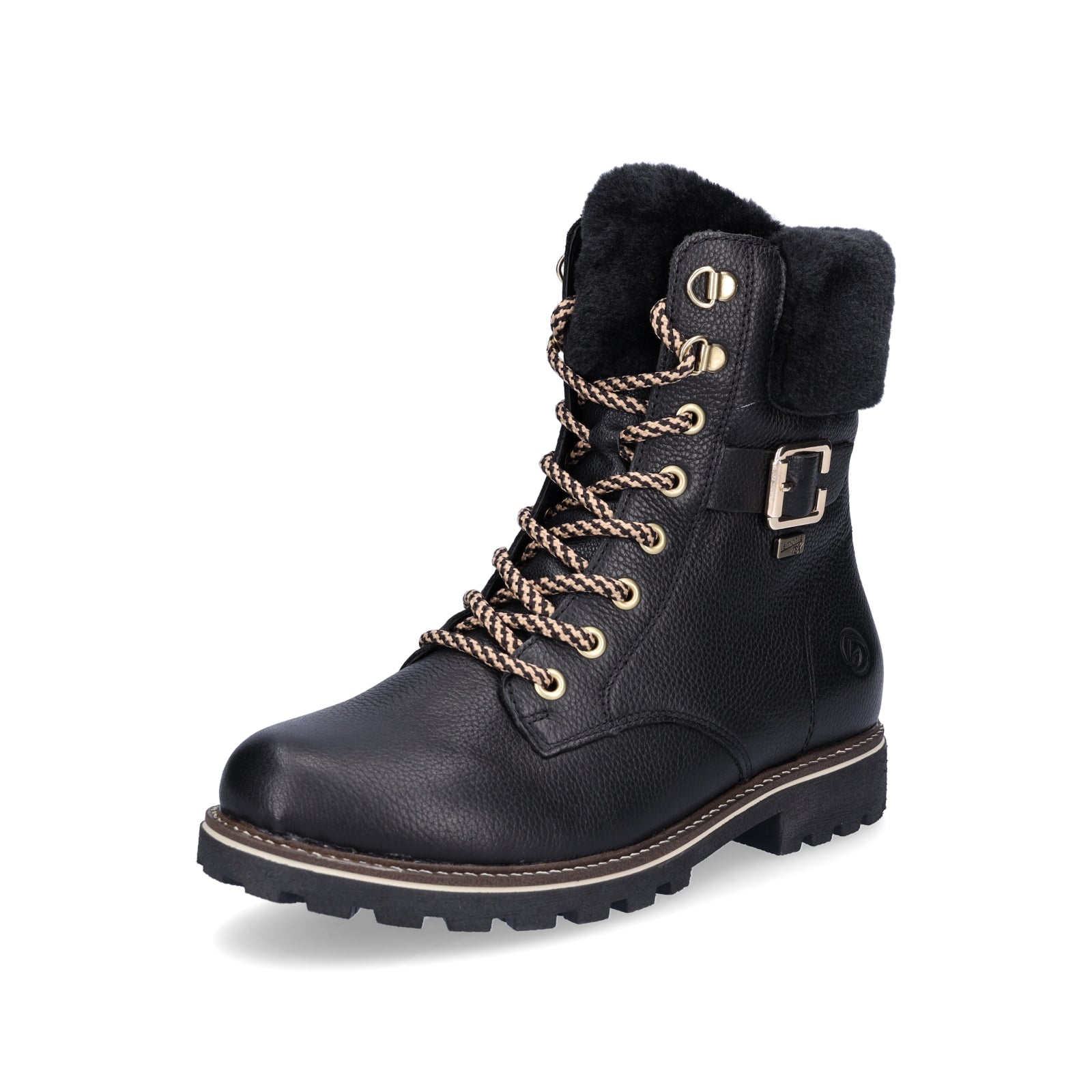Remonte women's lace-up boot black