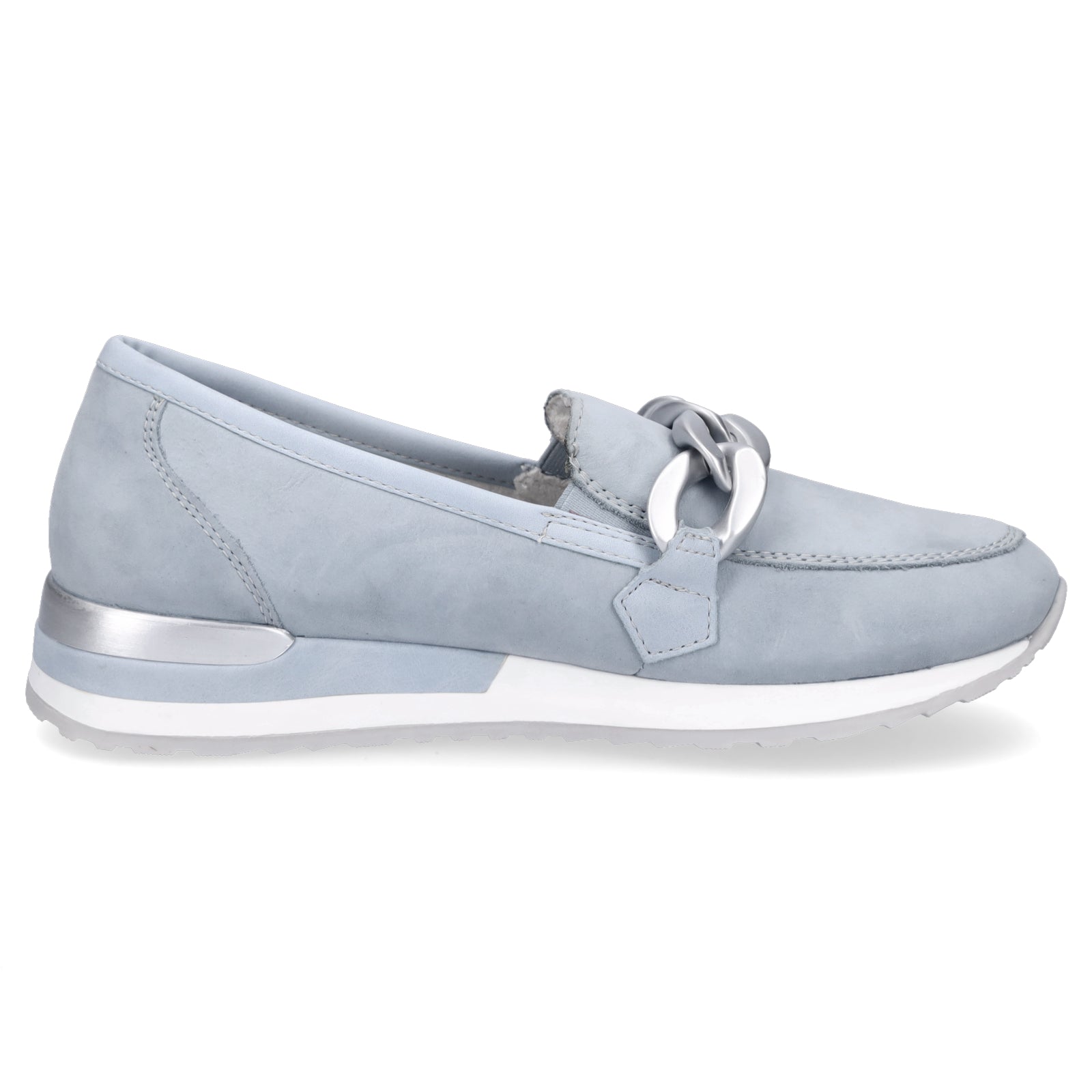 Remonte ladies slippers blue silver
