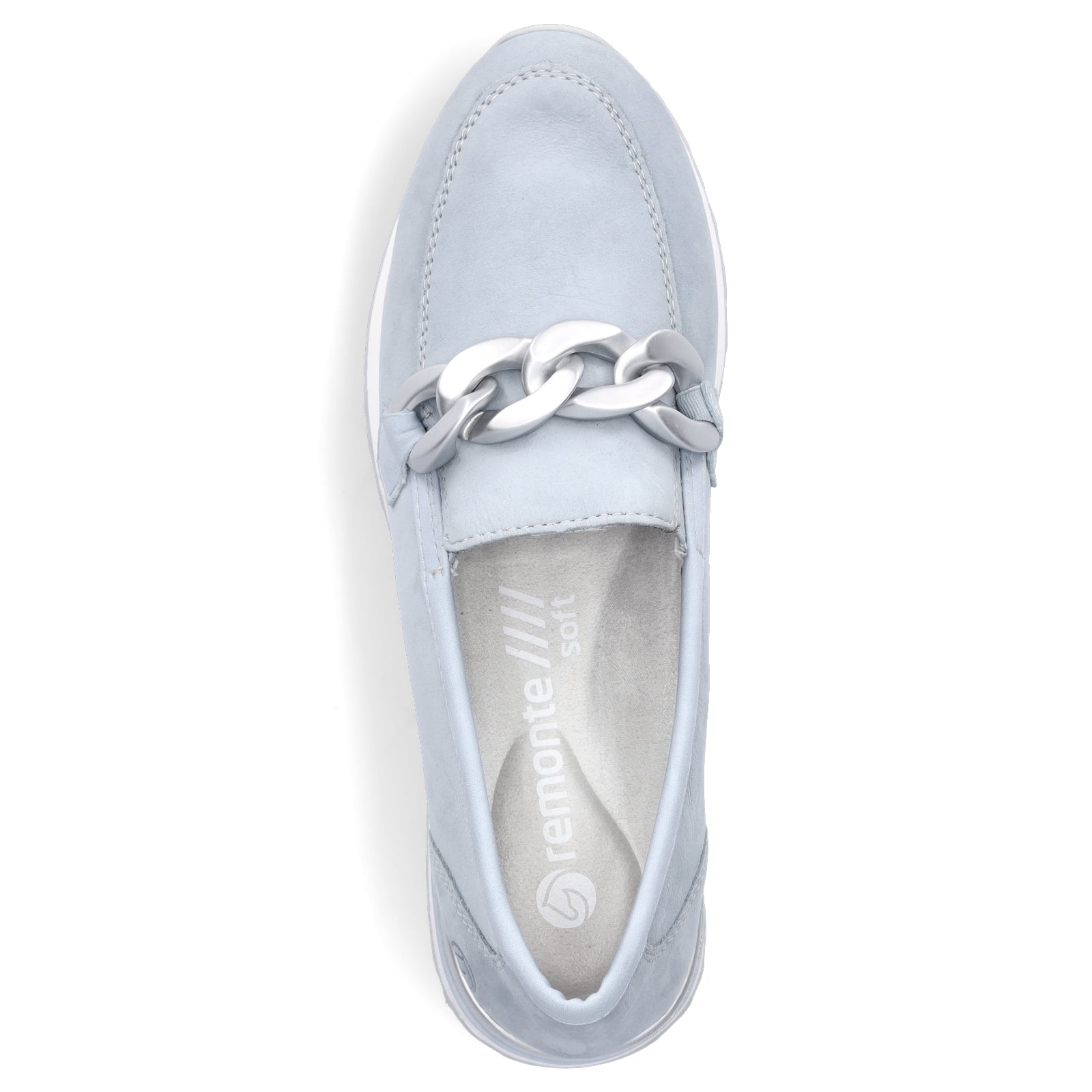 Remonte ladies slippers blue silver
