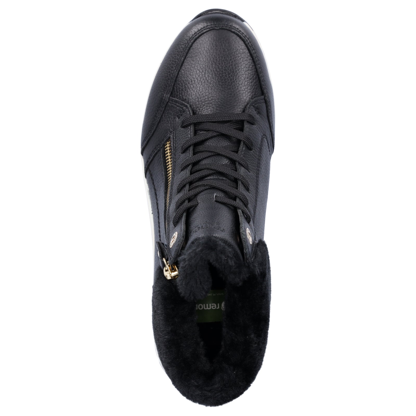 Remonte women's high-top sneakers black