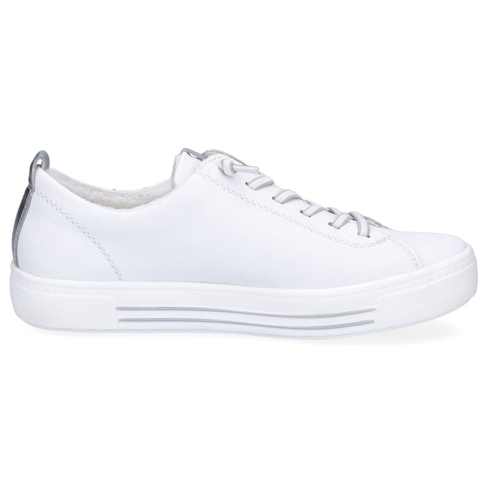 Remonte Damen Leder Sneaker weiß