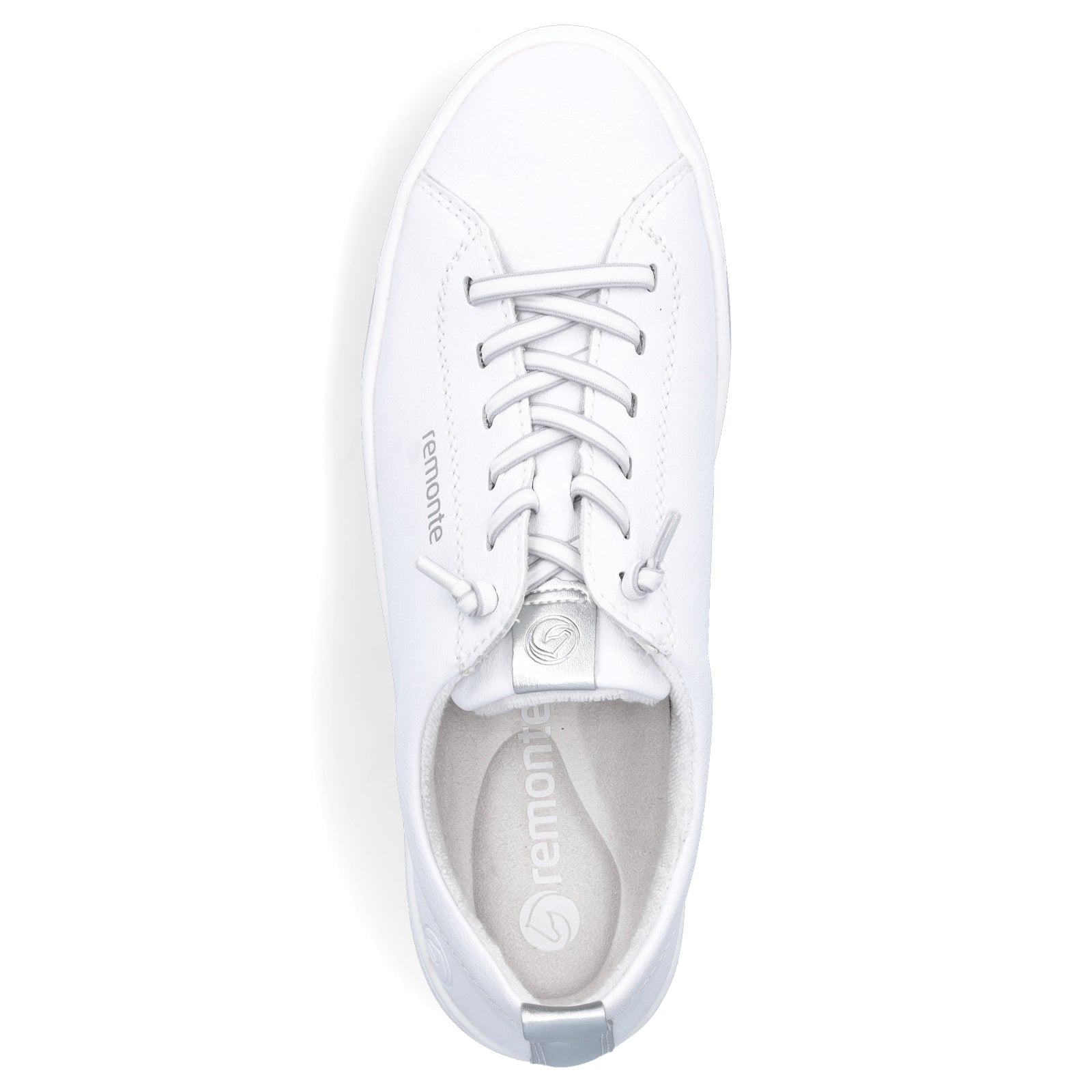 Remonte Damen Leder Sneaker weiß