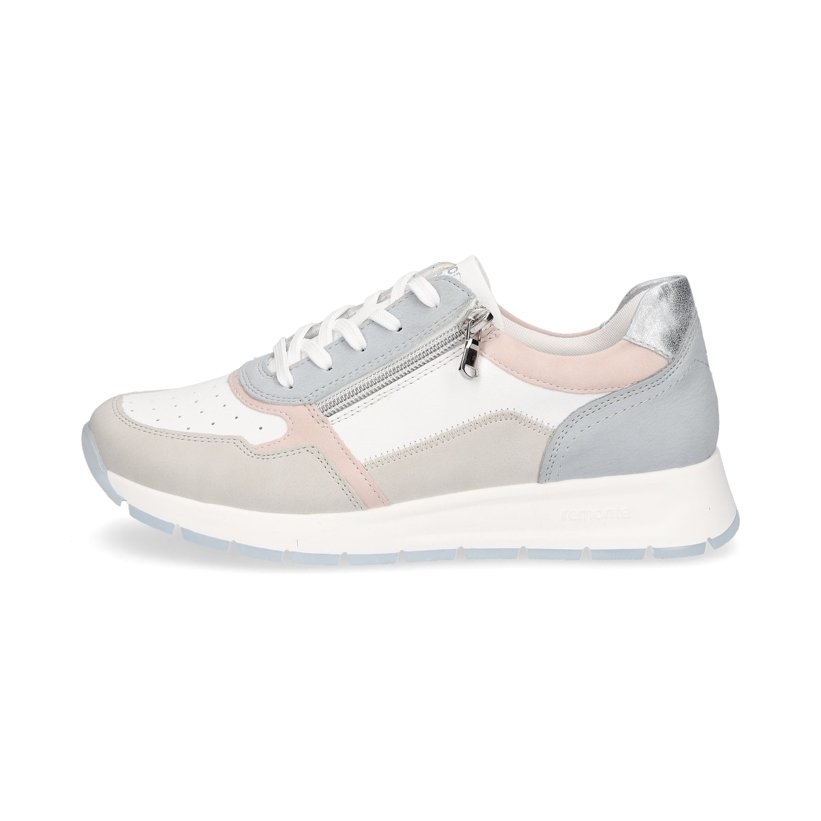 Remonte women's sneakers white pastel