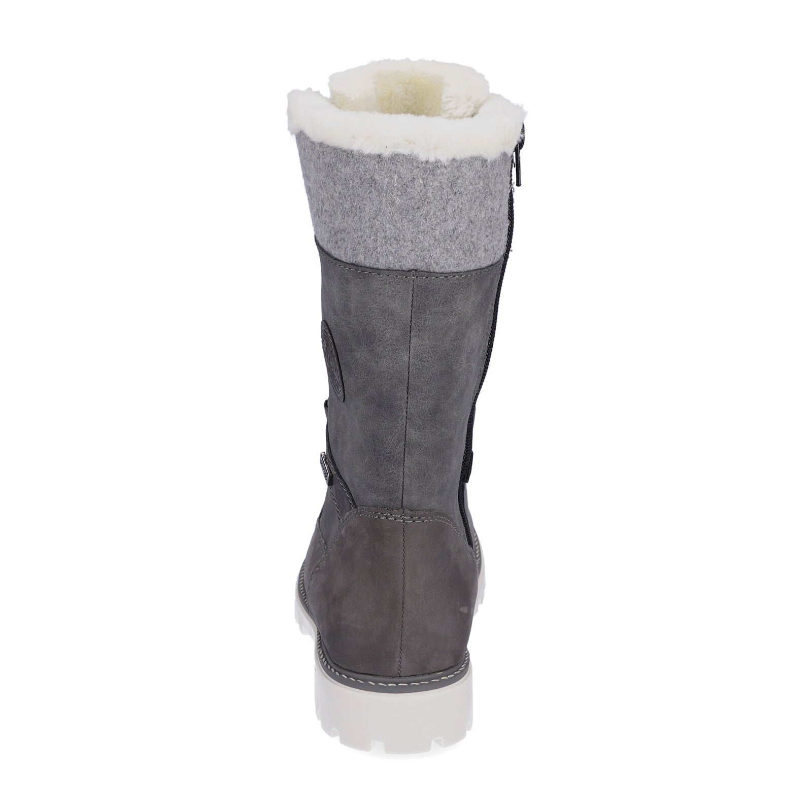 Remonte Damen Winter Schnürboot grau