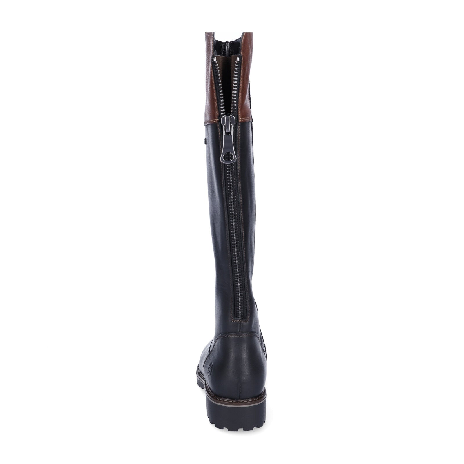 Remonte Damen Leder Stiefel schwarz braun