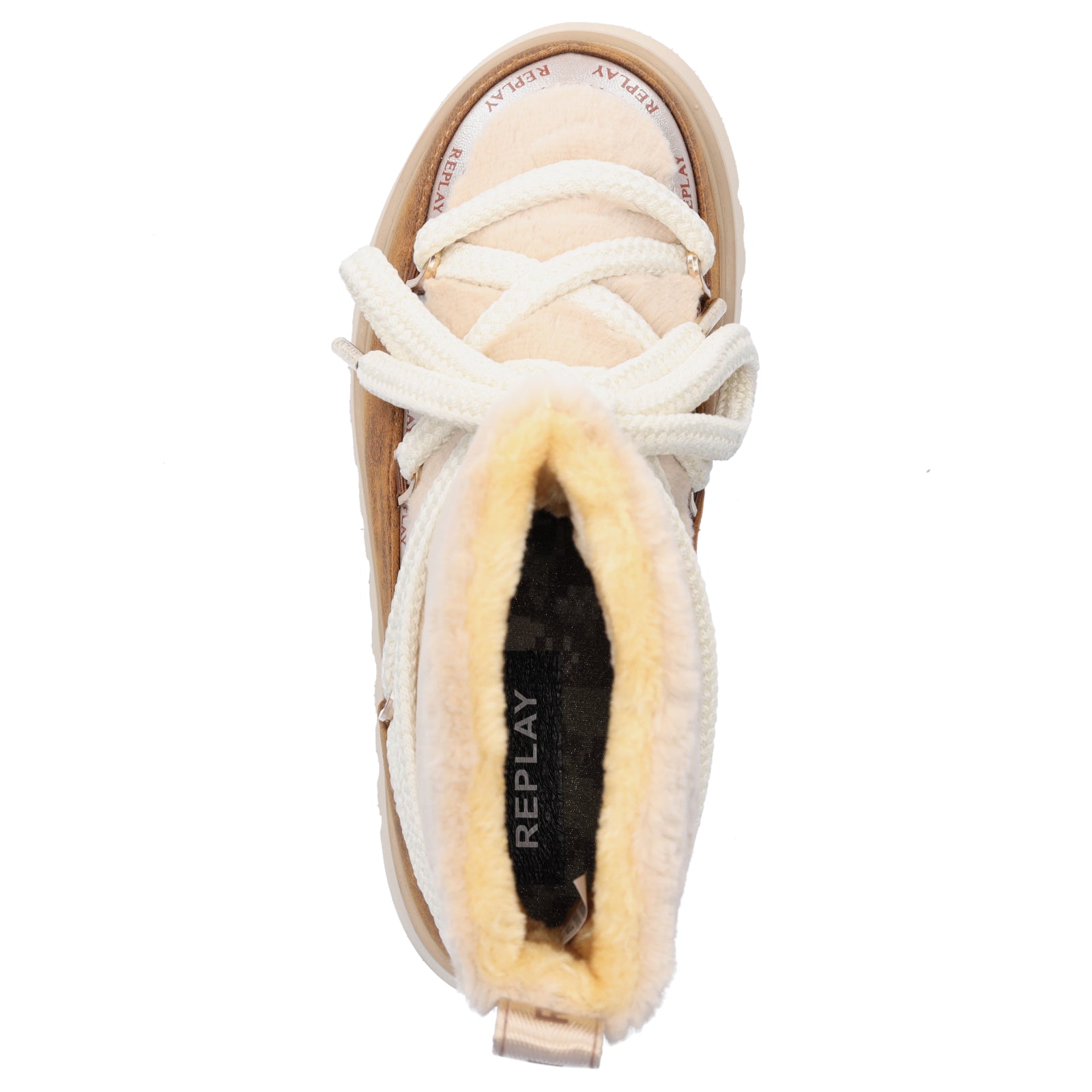 Replay Damen Moonboots Melrose Warm beige braun
