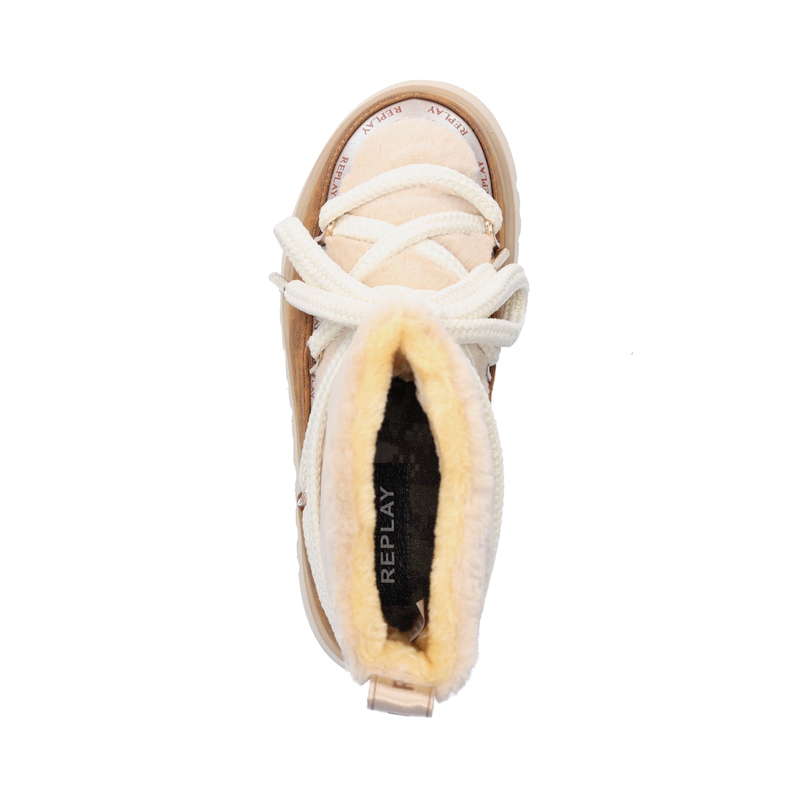 Replay Damen Moonboots Melrose Warm beige braun