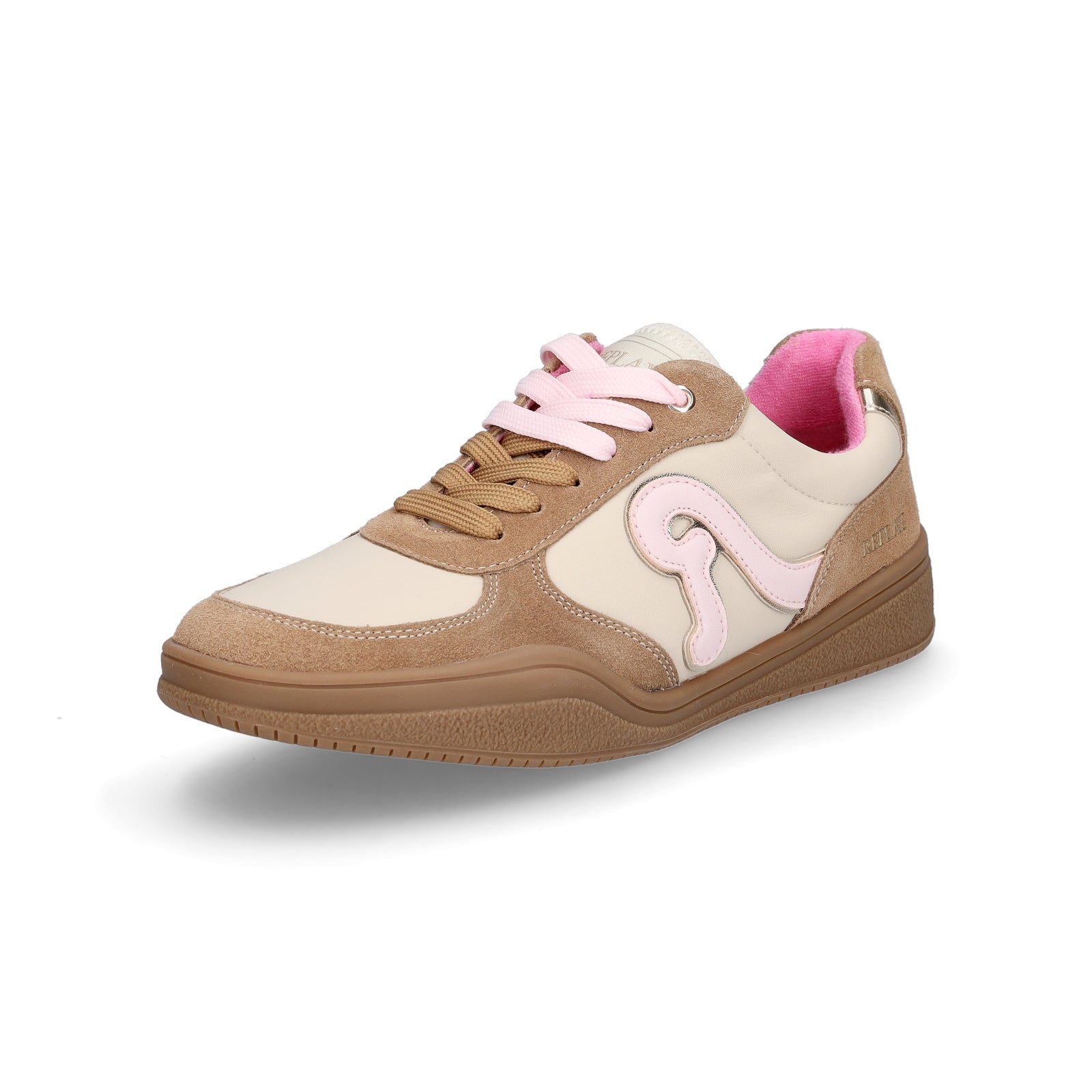 Replay women's sneakers beige brown