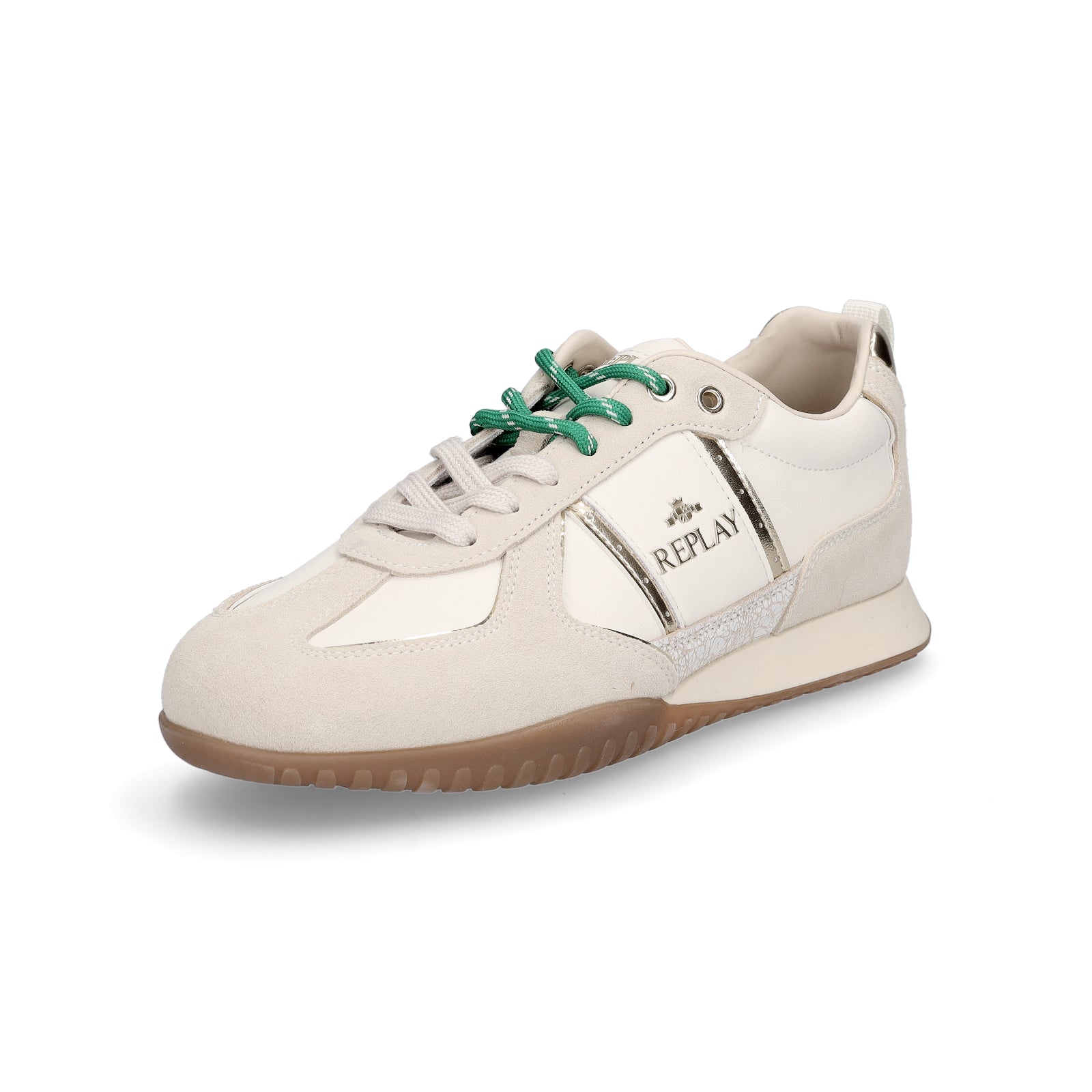 Replay Damen Sneaker beige weiß