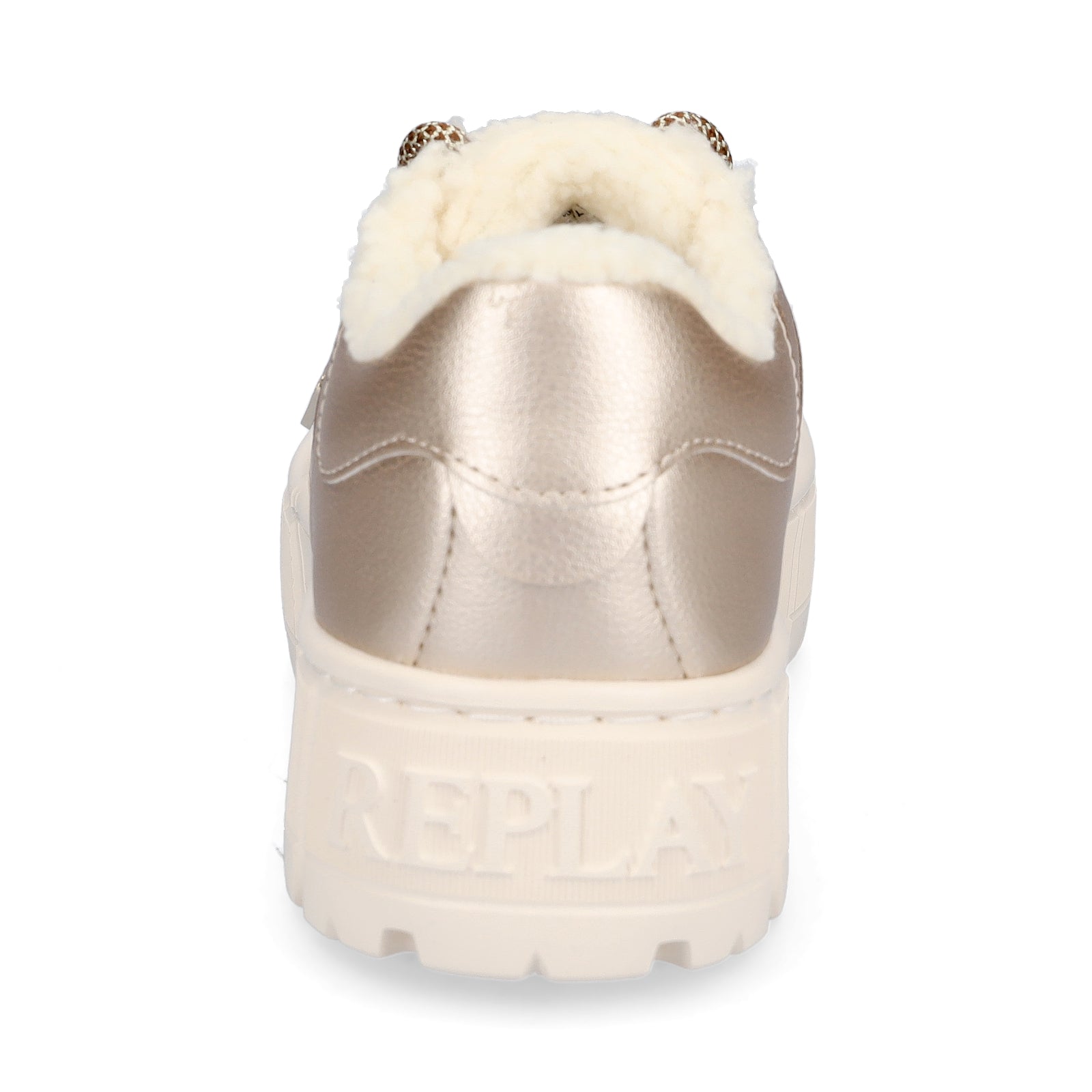 Replay Damen Sneaker Paulette Metal platin