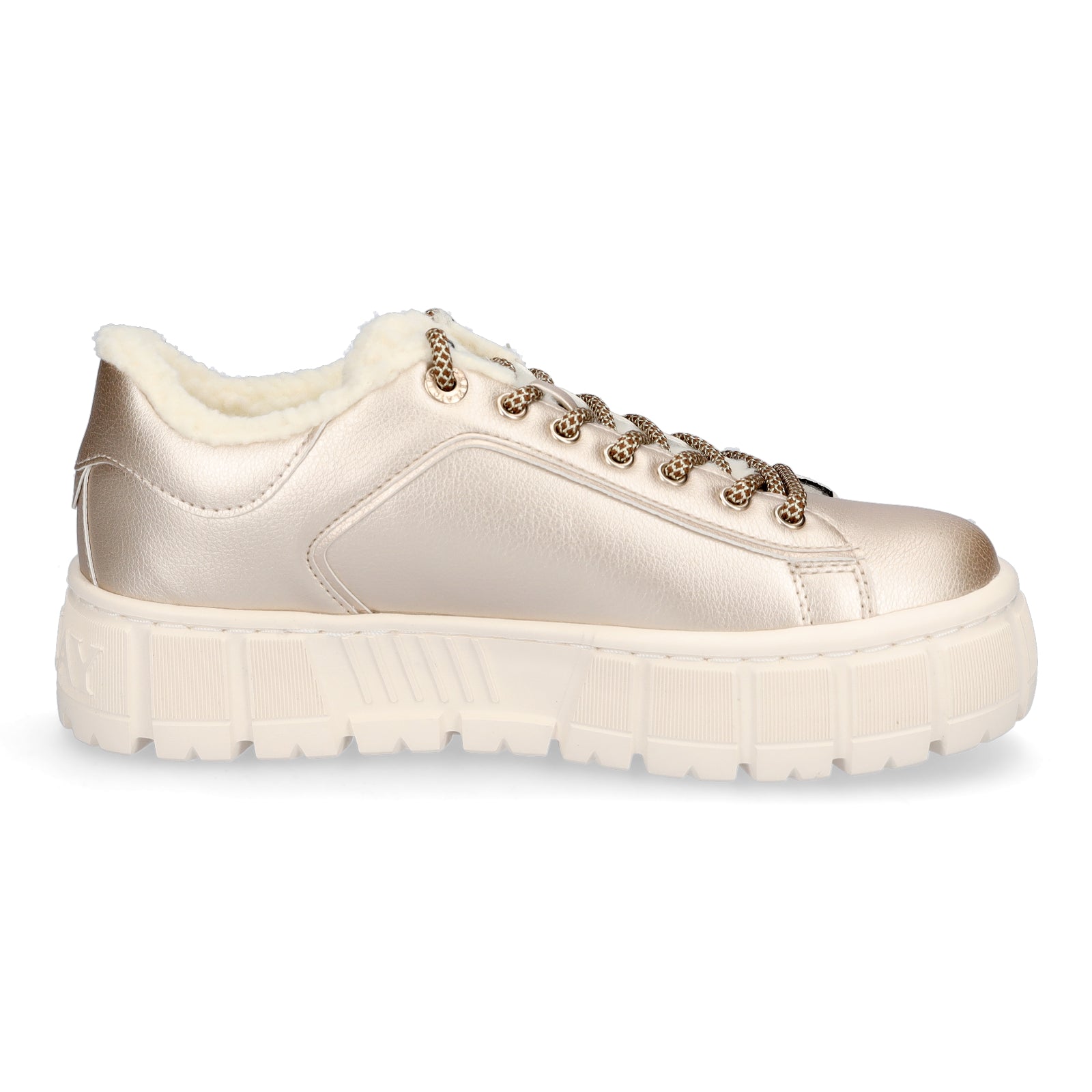 Replay Damen Sneaker Paulette Metal platin