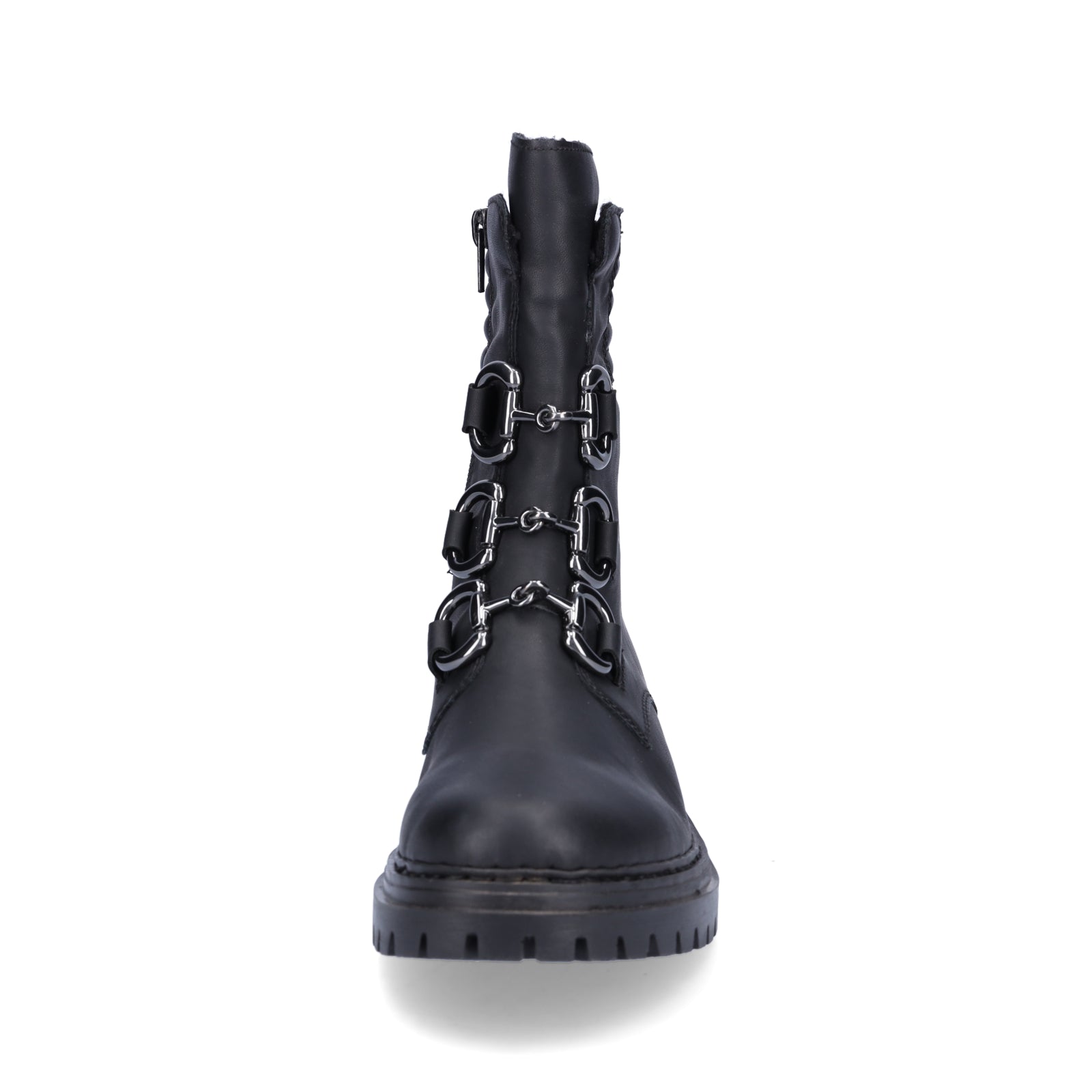 Rieker Damen Boot schwarz
