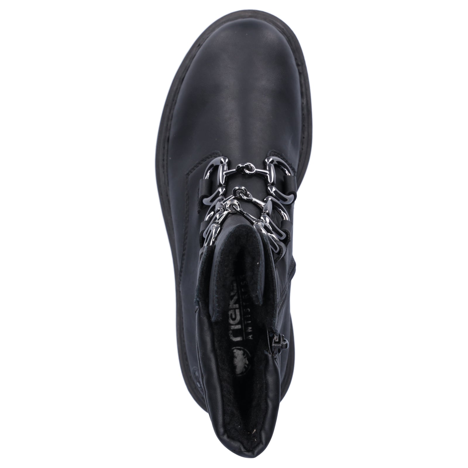 Rieker Damen Boot schwarz