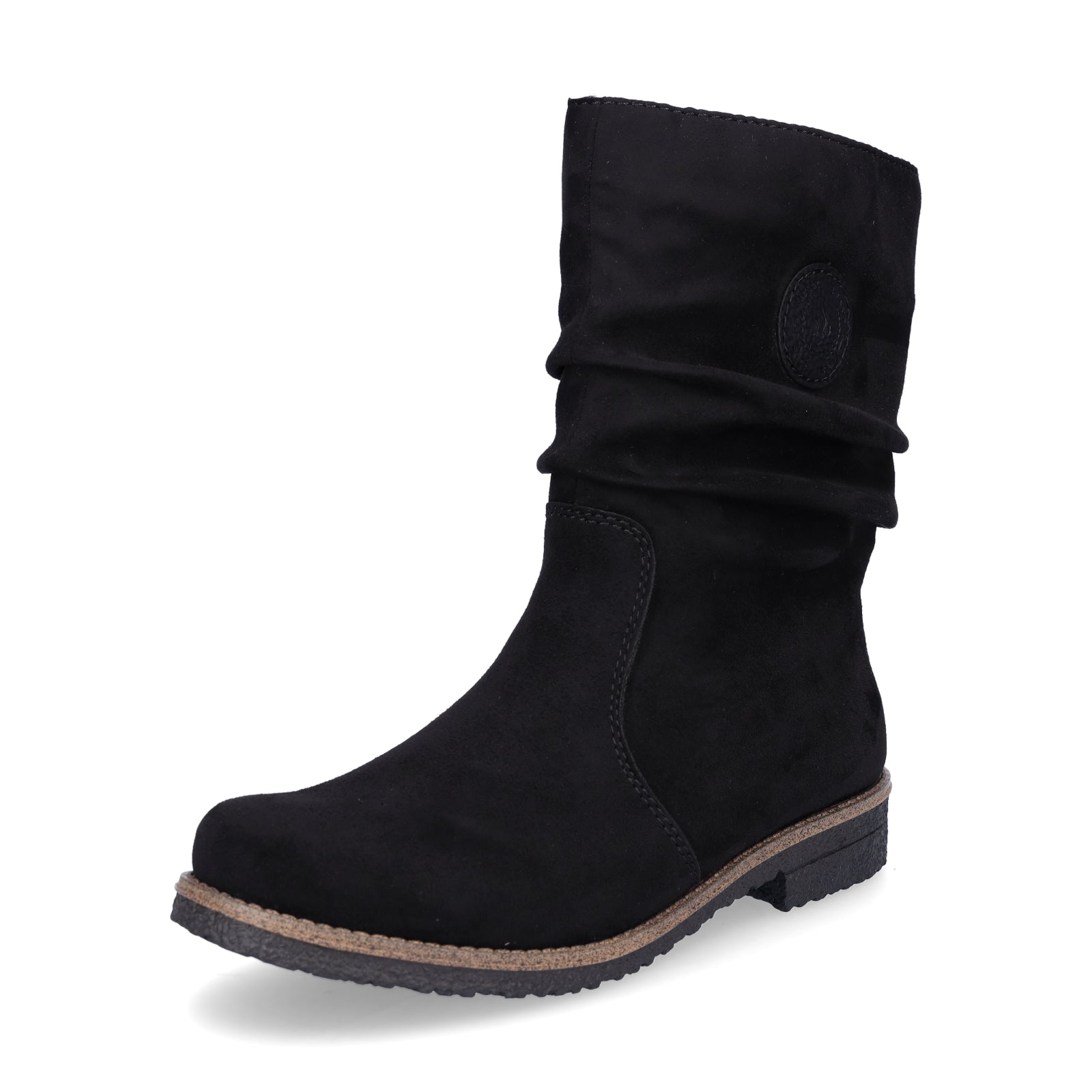 Rieker Damen Boot schwarz
