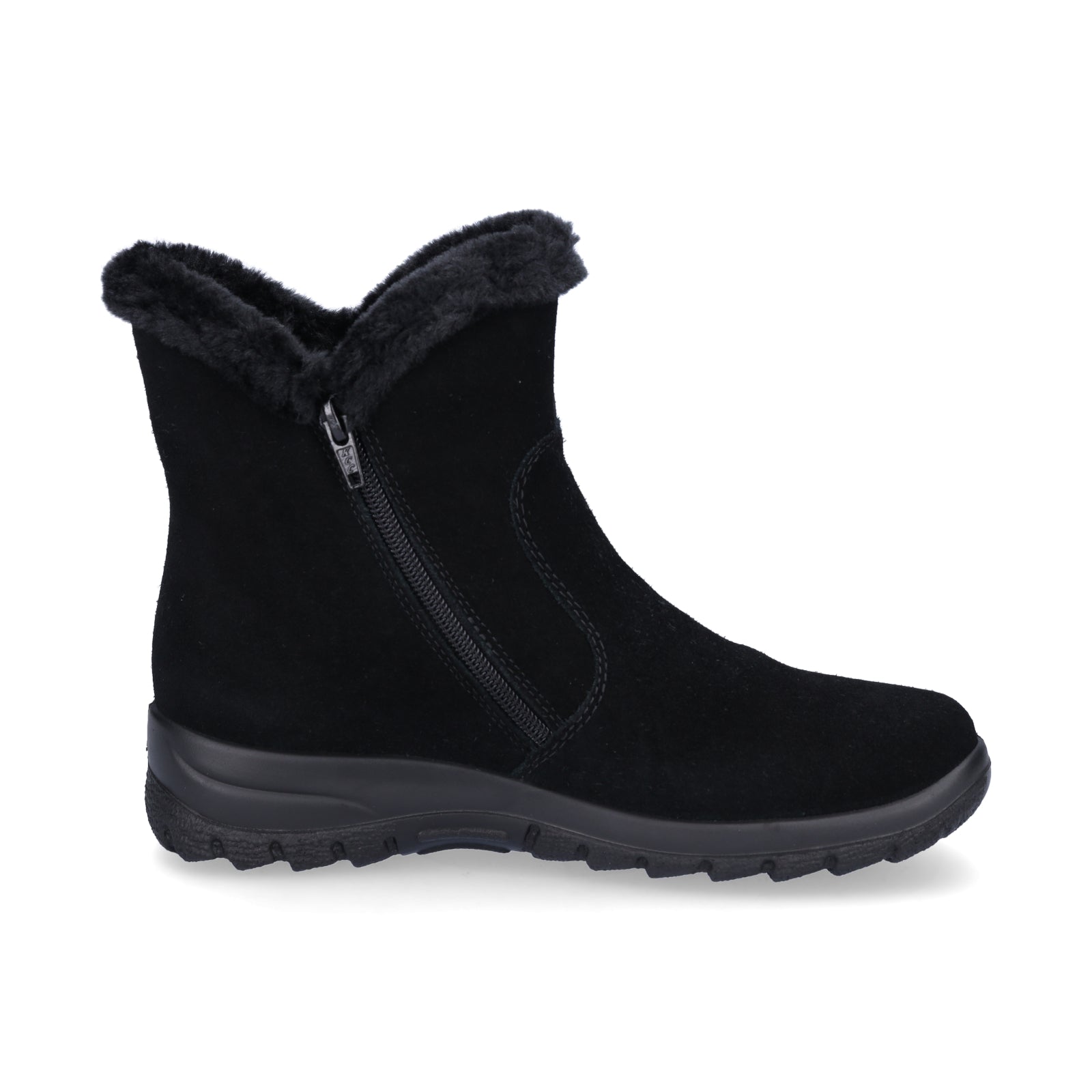 Rieker Damen Boot schwarz