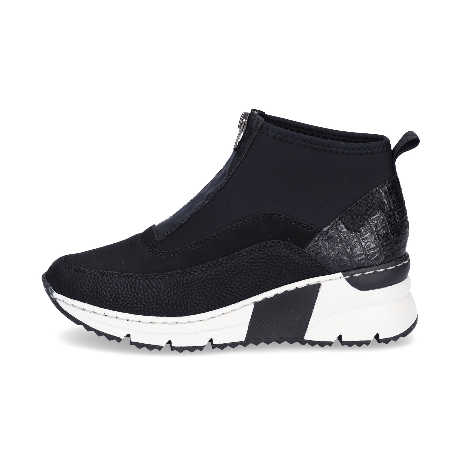 Rieker women's slip-on sneakers black