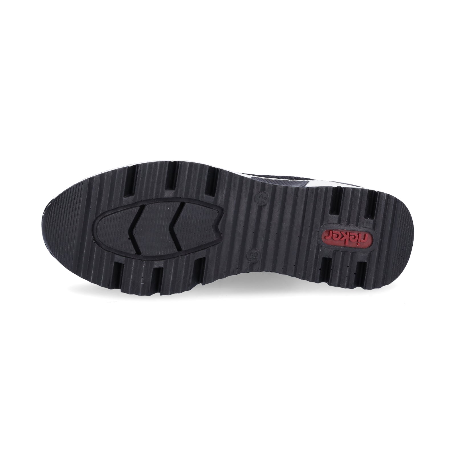 Rieker Damen Slip-on Sneaker schwarz