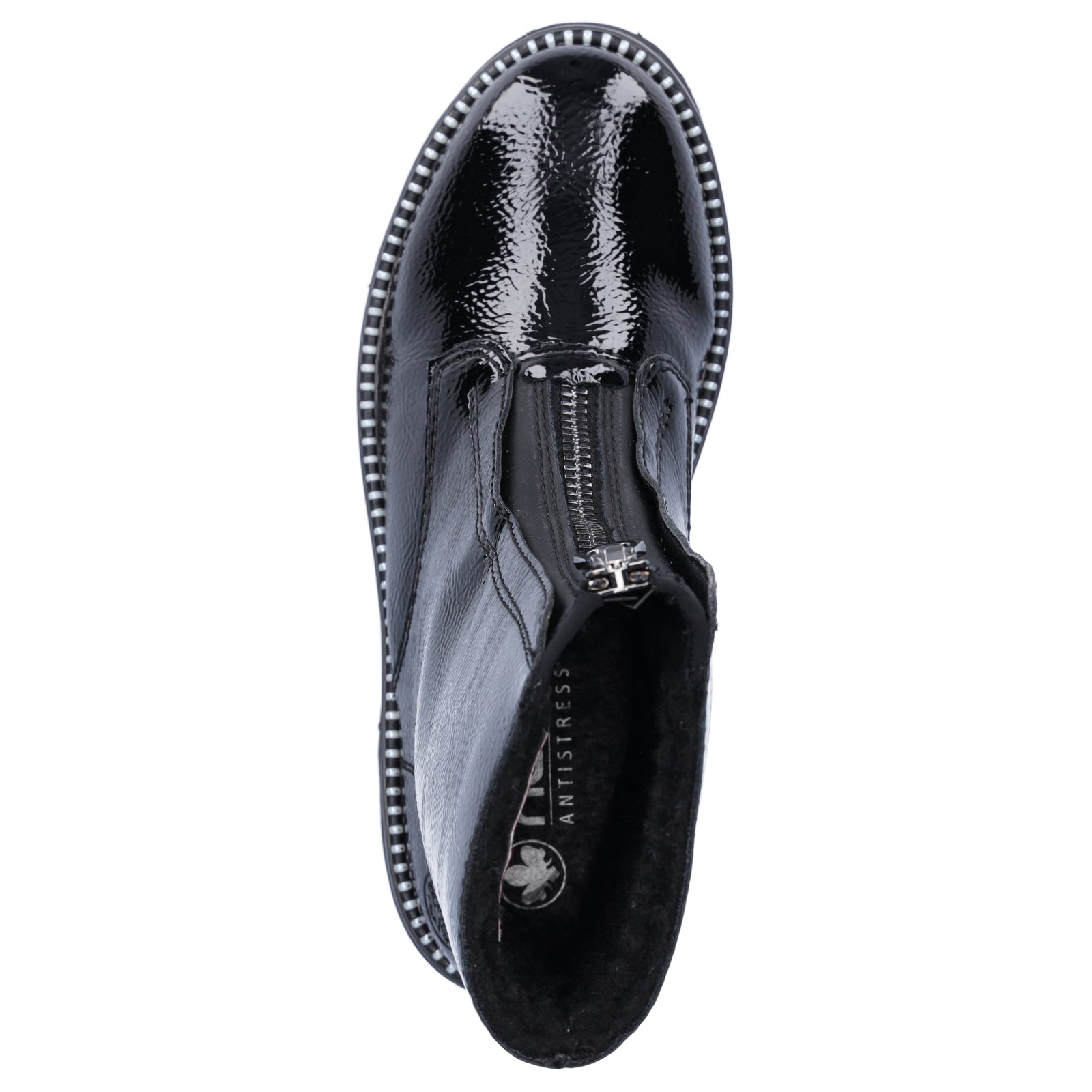 Rieker Damen Boot schwarz