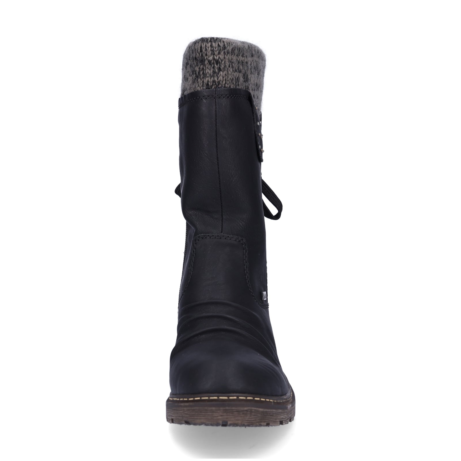 Rieker Damen Halbschaft Stiefel schwarz