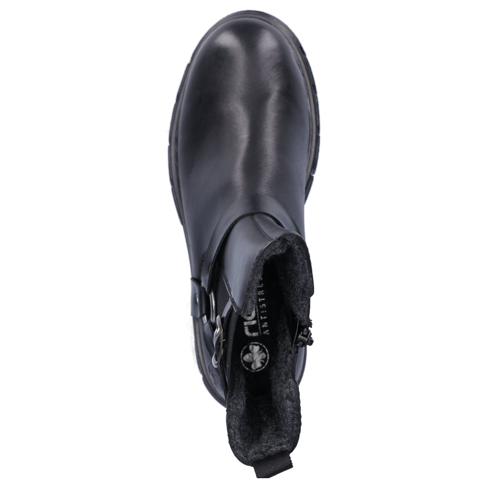 Rieker Damen Boot schwarz