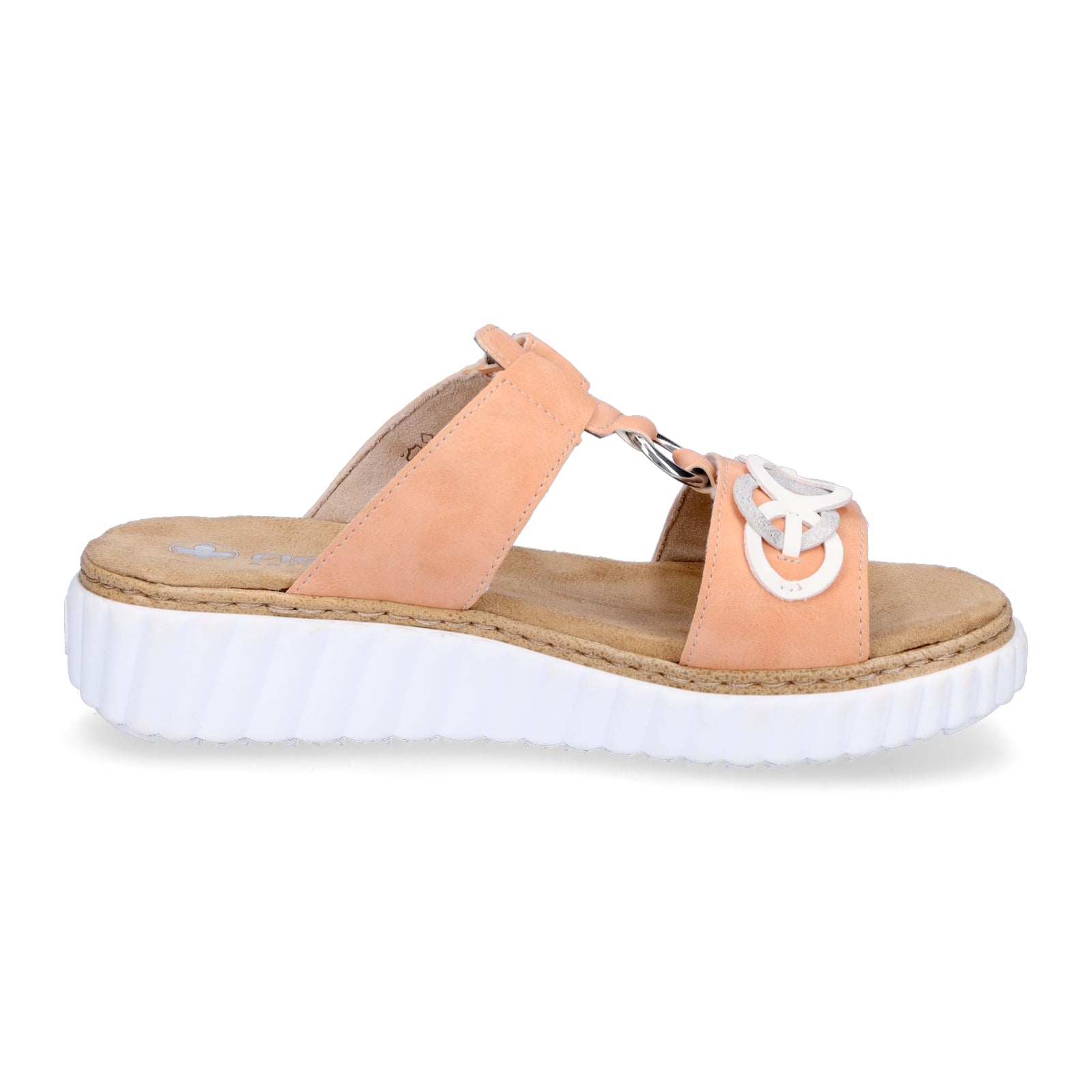Rieker Damen Pantolette aprikot
