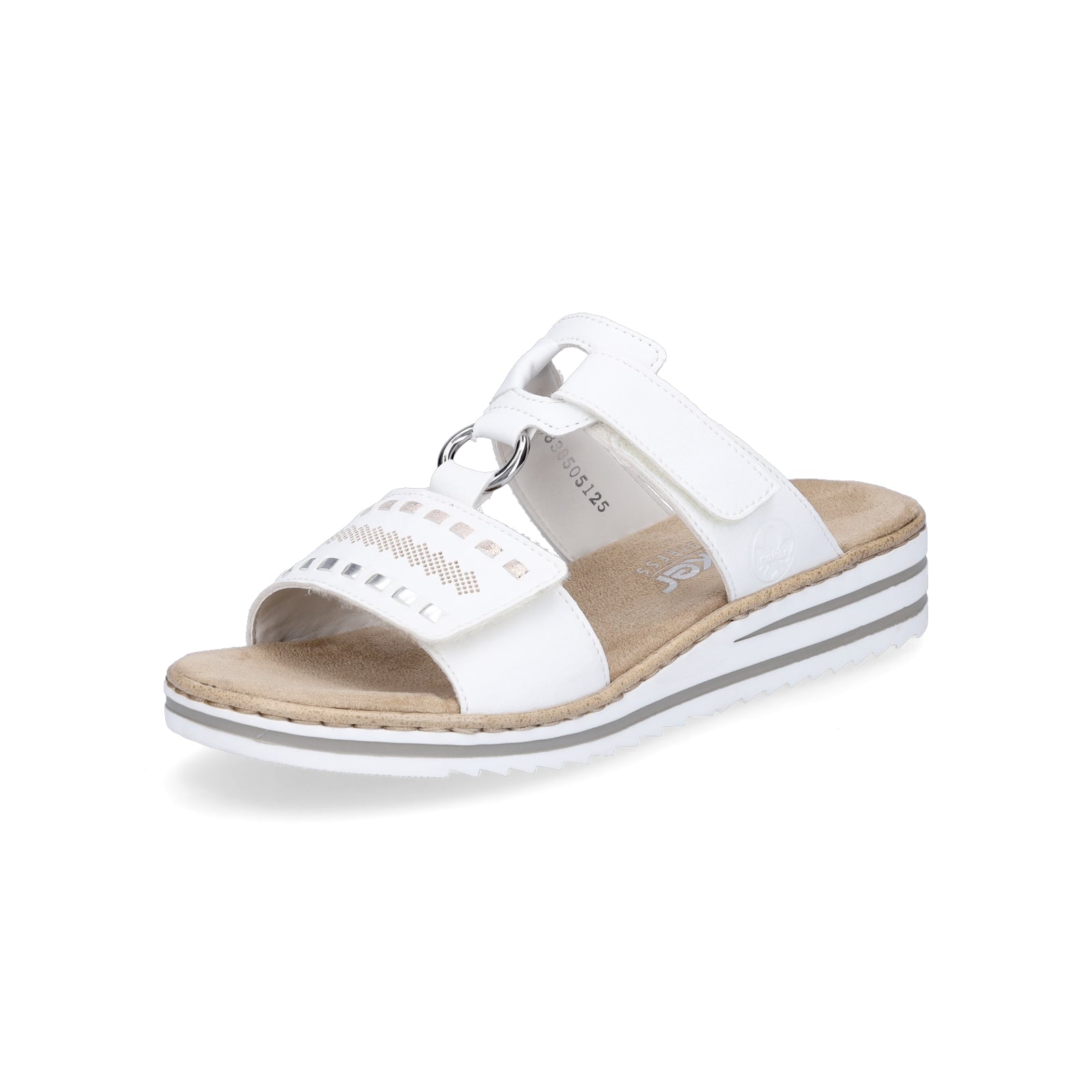 Rieker Damen Pantolette weiß