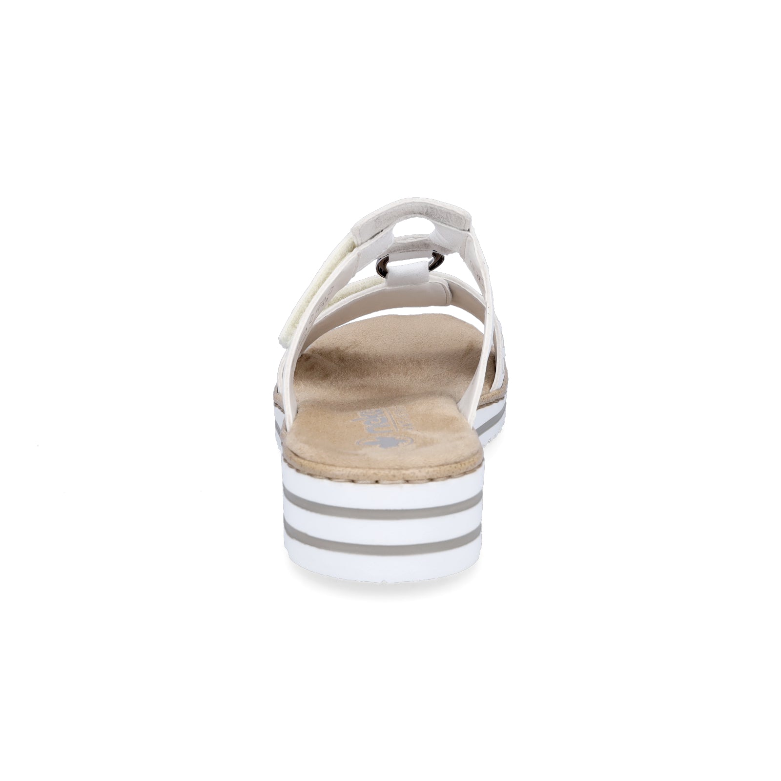 Rieker Damen Pantolette weiß