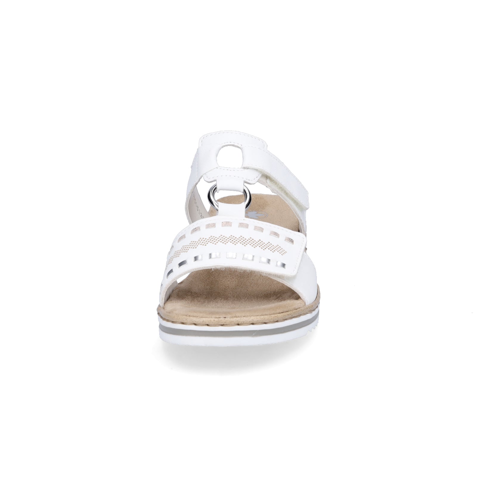 Rieker Damen Pantolette weiß