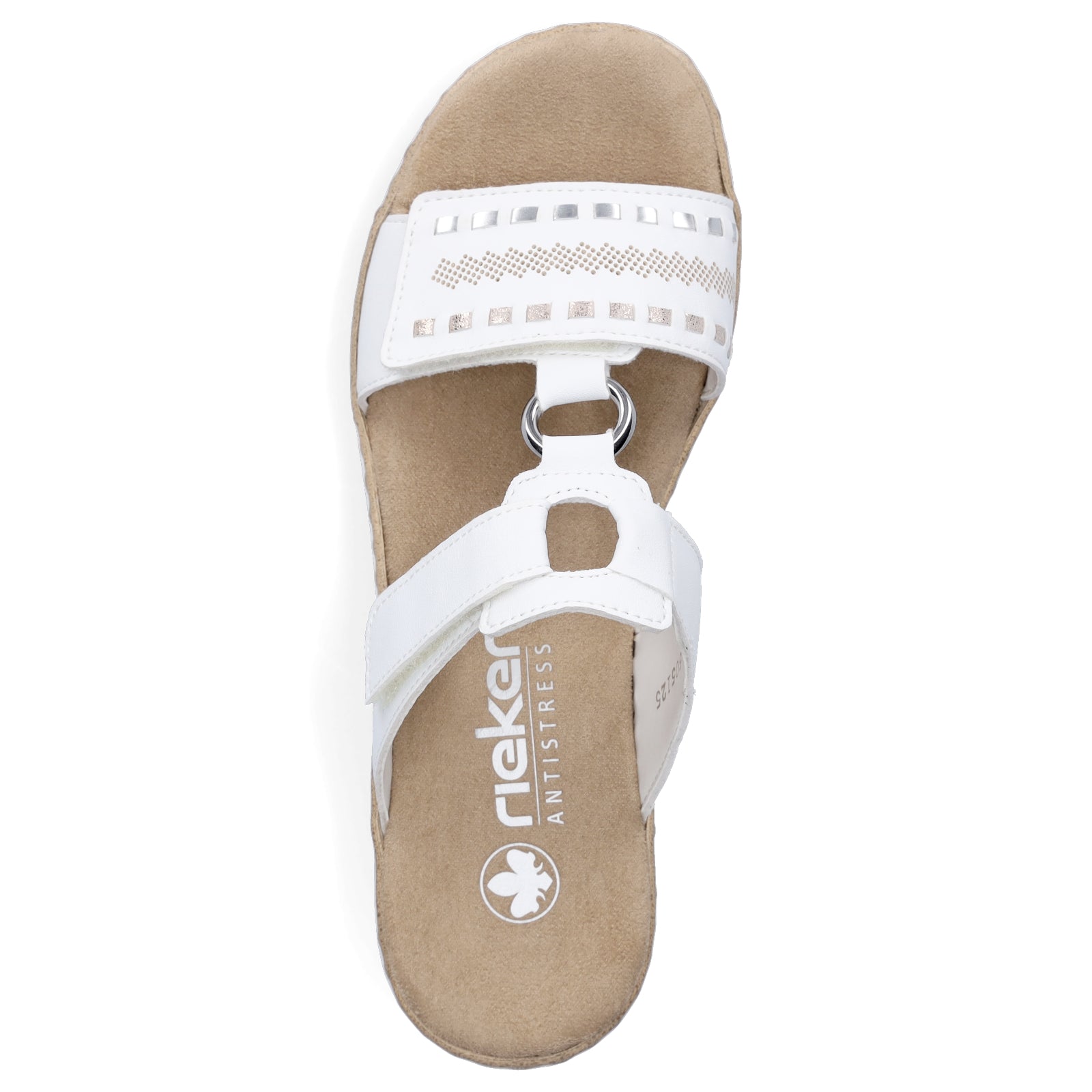 Rieker Damen Pantolette weiß
