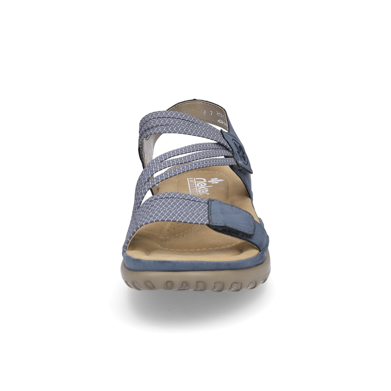 Rieker Damen Trekking Sandale blau