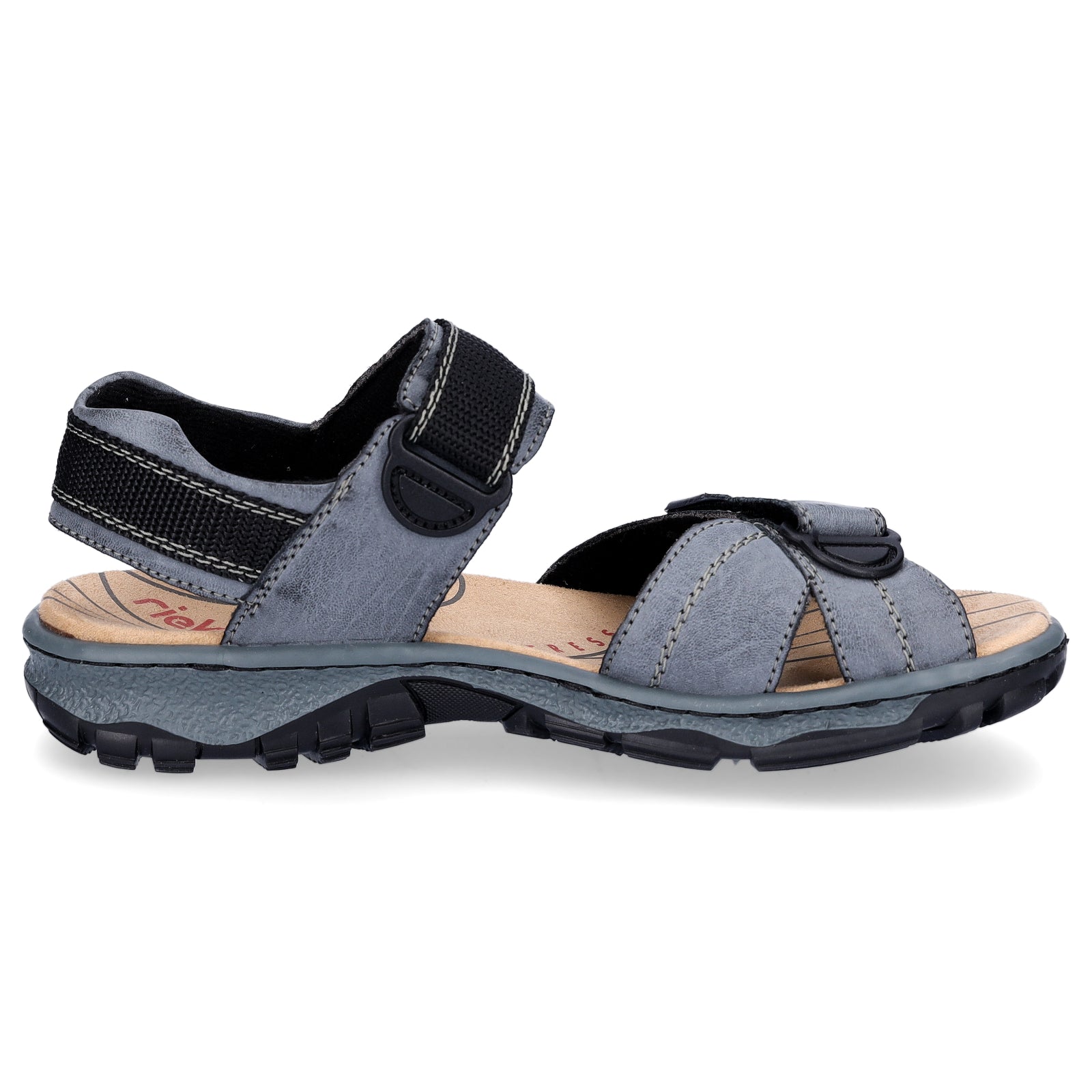 Rieker Damen Trekking Sandale blau