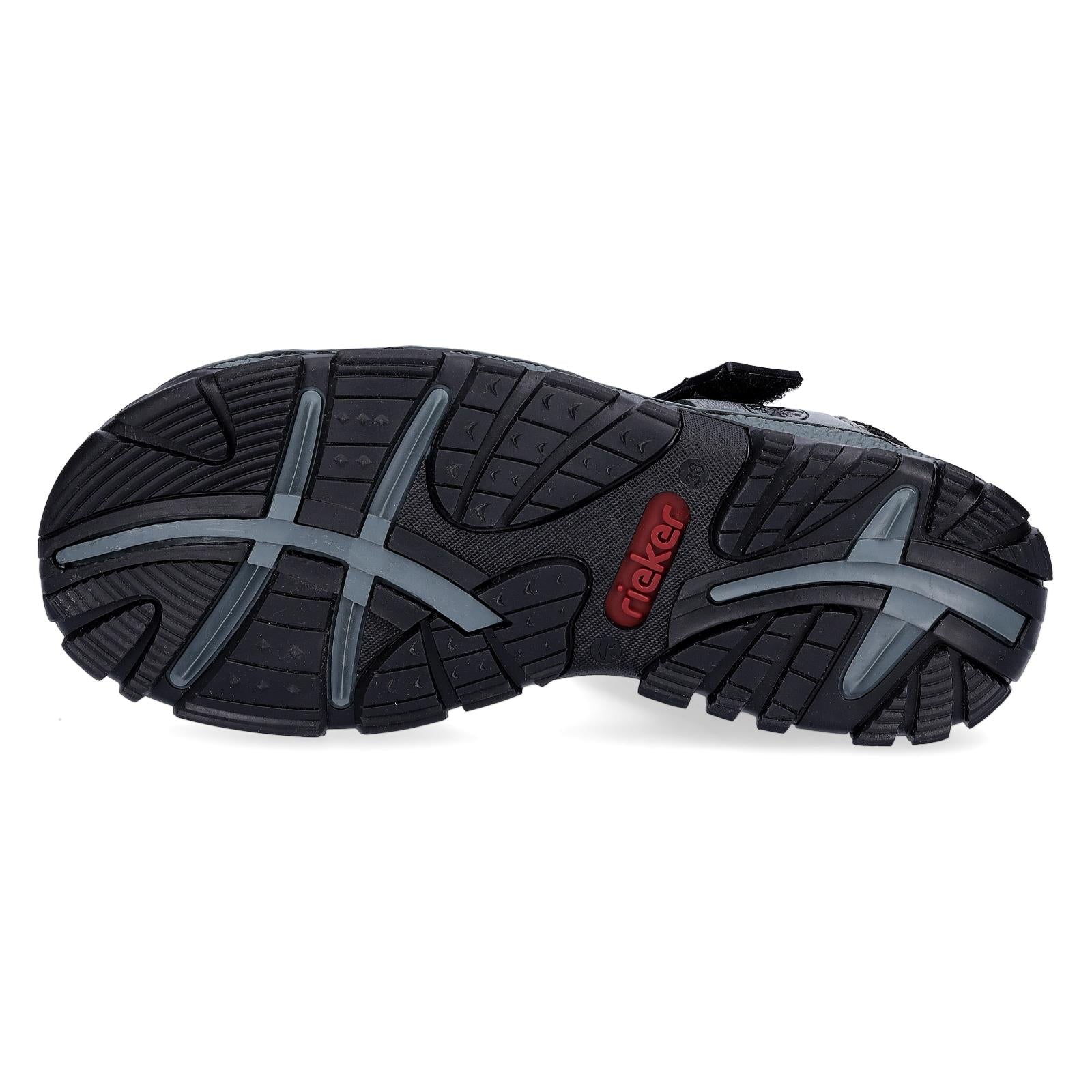 Rieker Damen Trekking Sandale blau