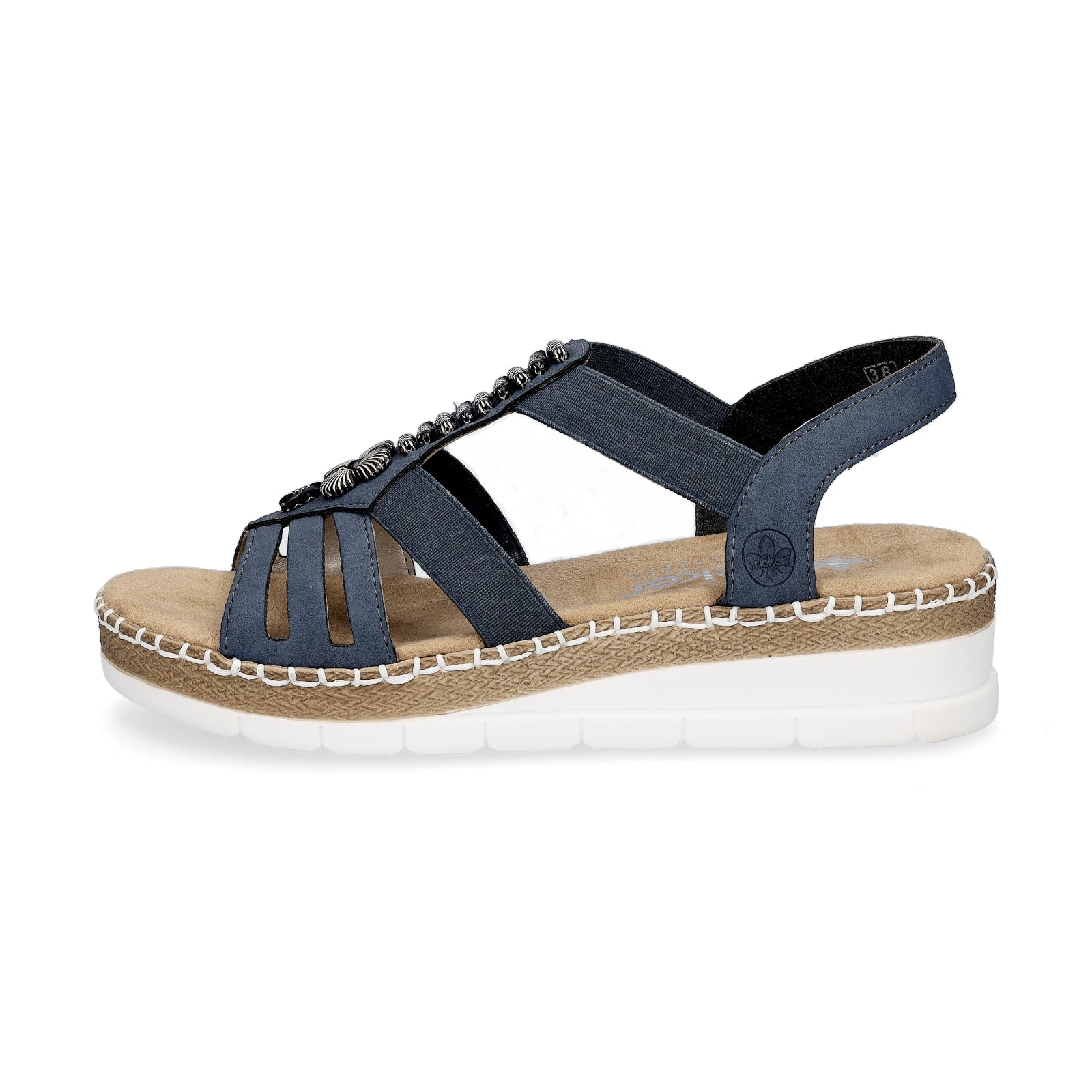Rieker Damen Sandale blau