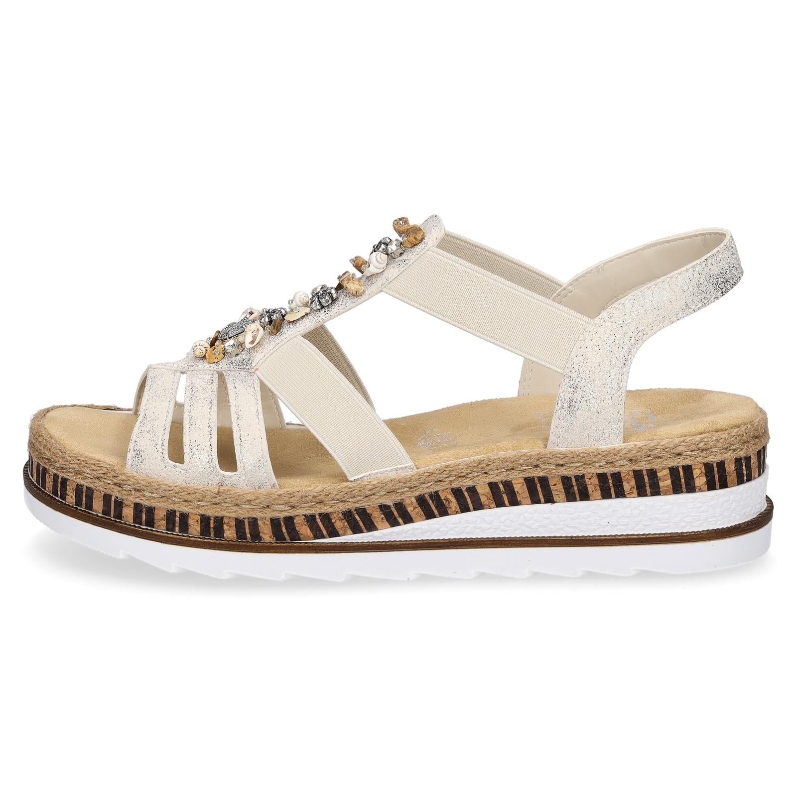 Rieker Damen Sandale gold