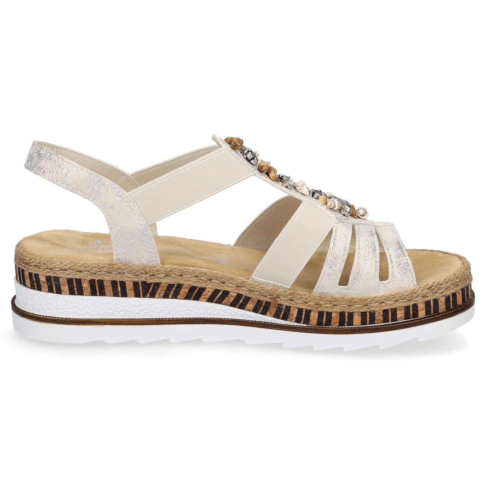Rieker Damen Sandale gold