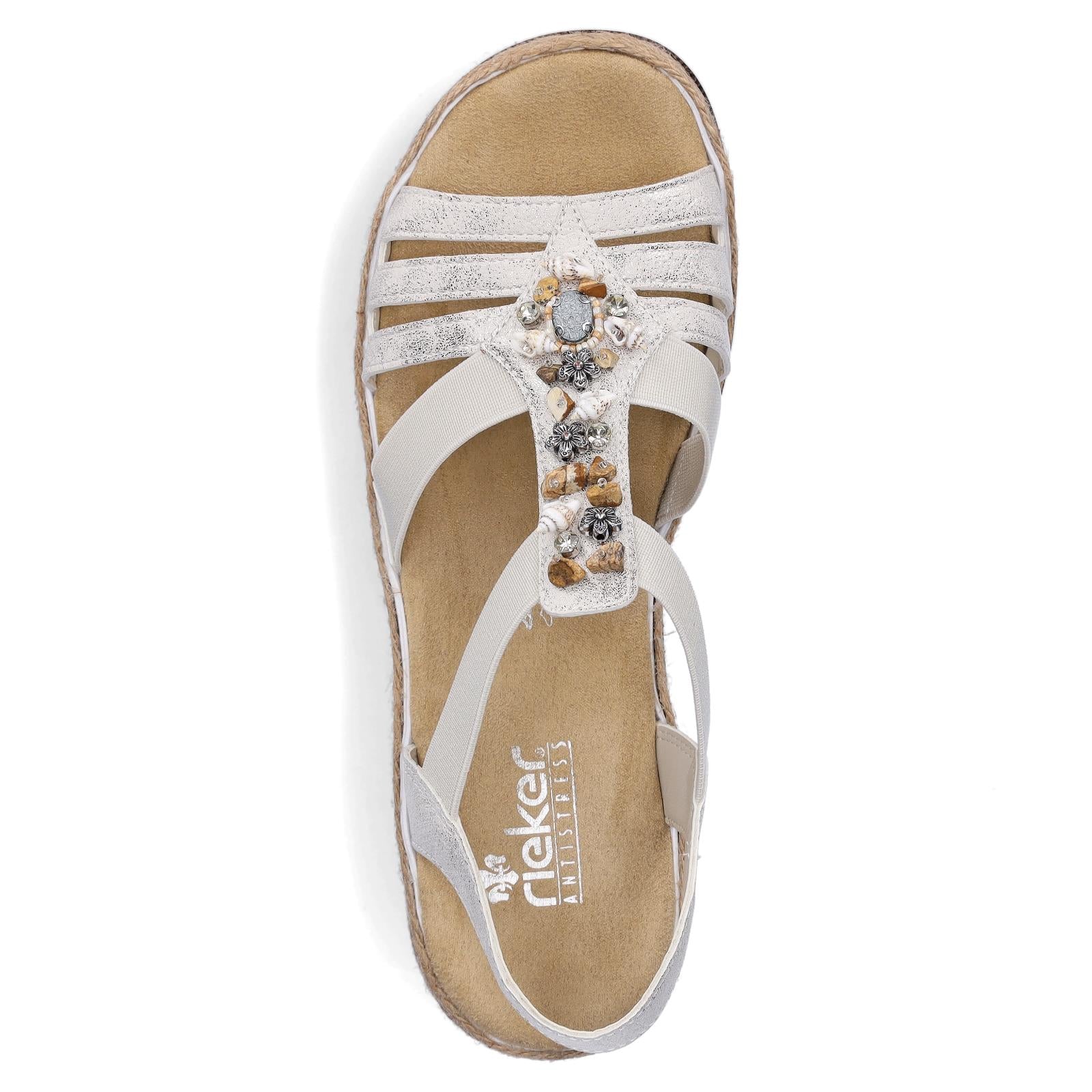 Rieker Damen Sandale gold