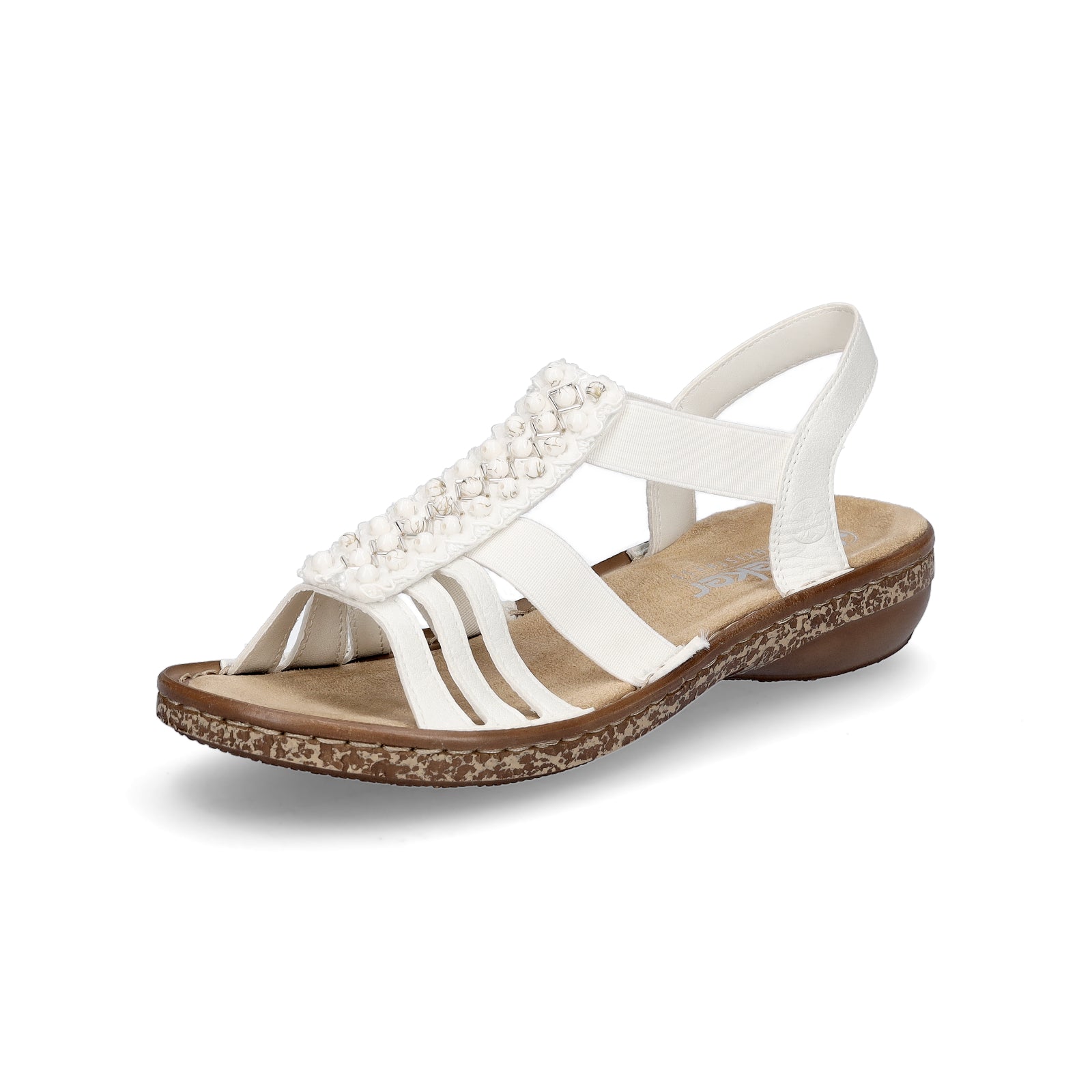 Rieker Damen Sandale offwhite