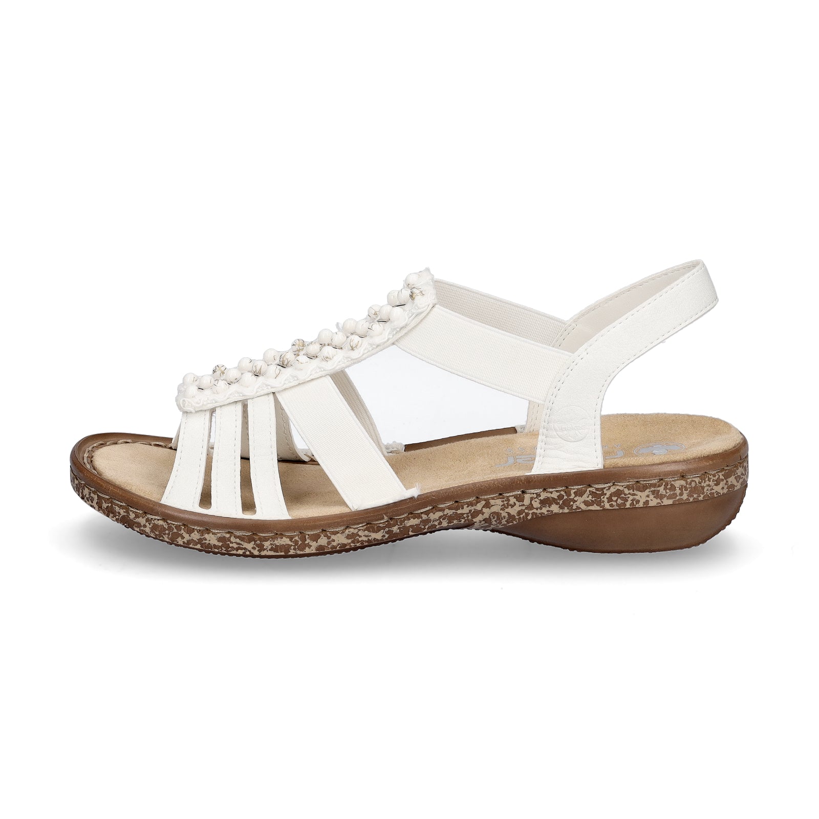 Rieker Damen Sandale offwhite