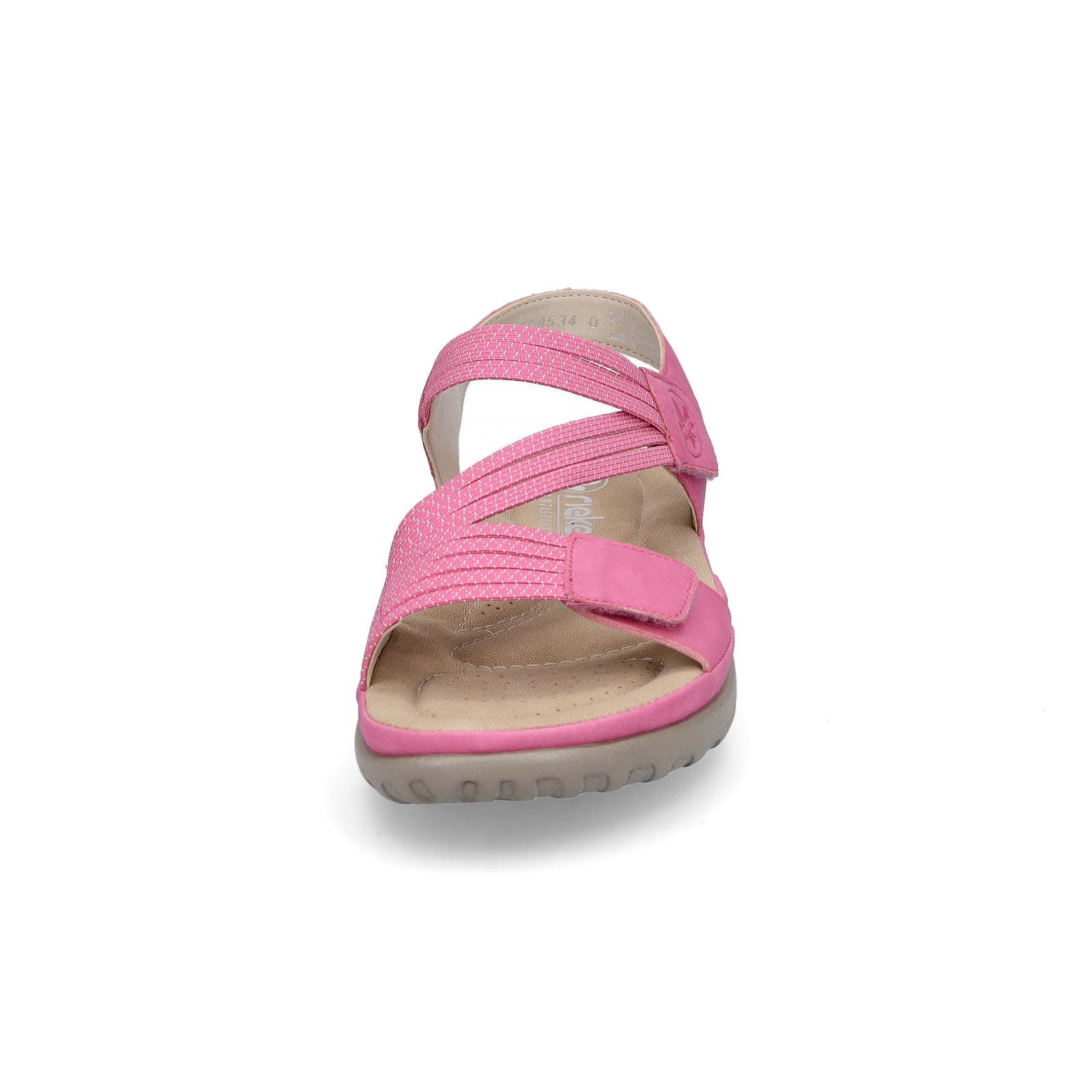 Rieker women's trekking sandal pink