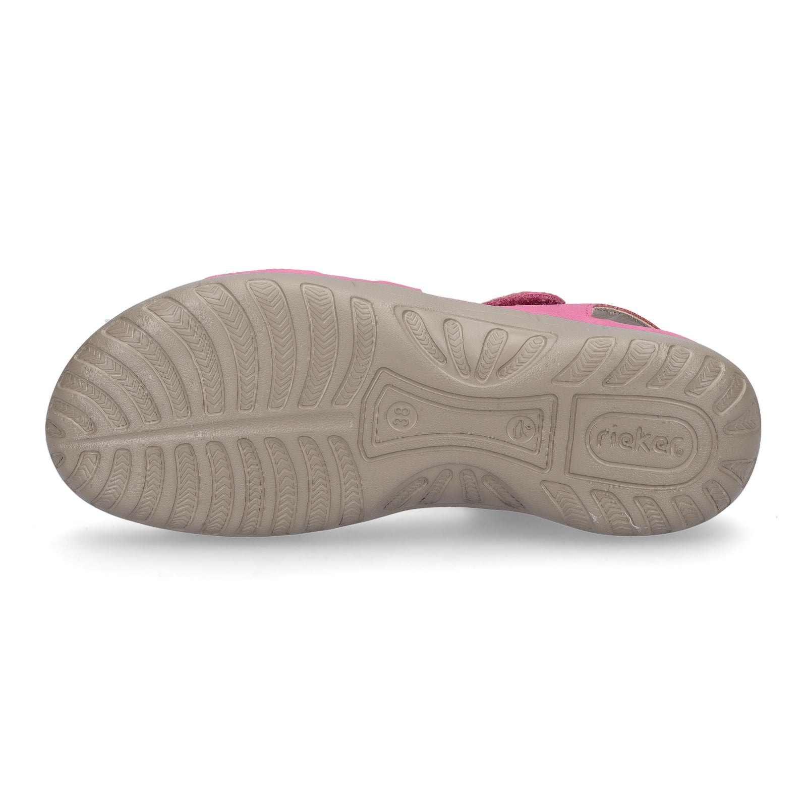 Rieker women's trekking sandal pink