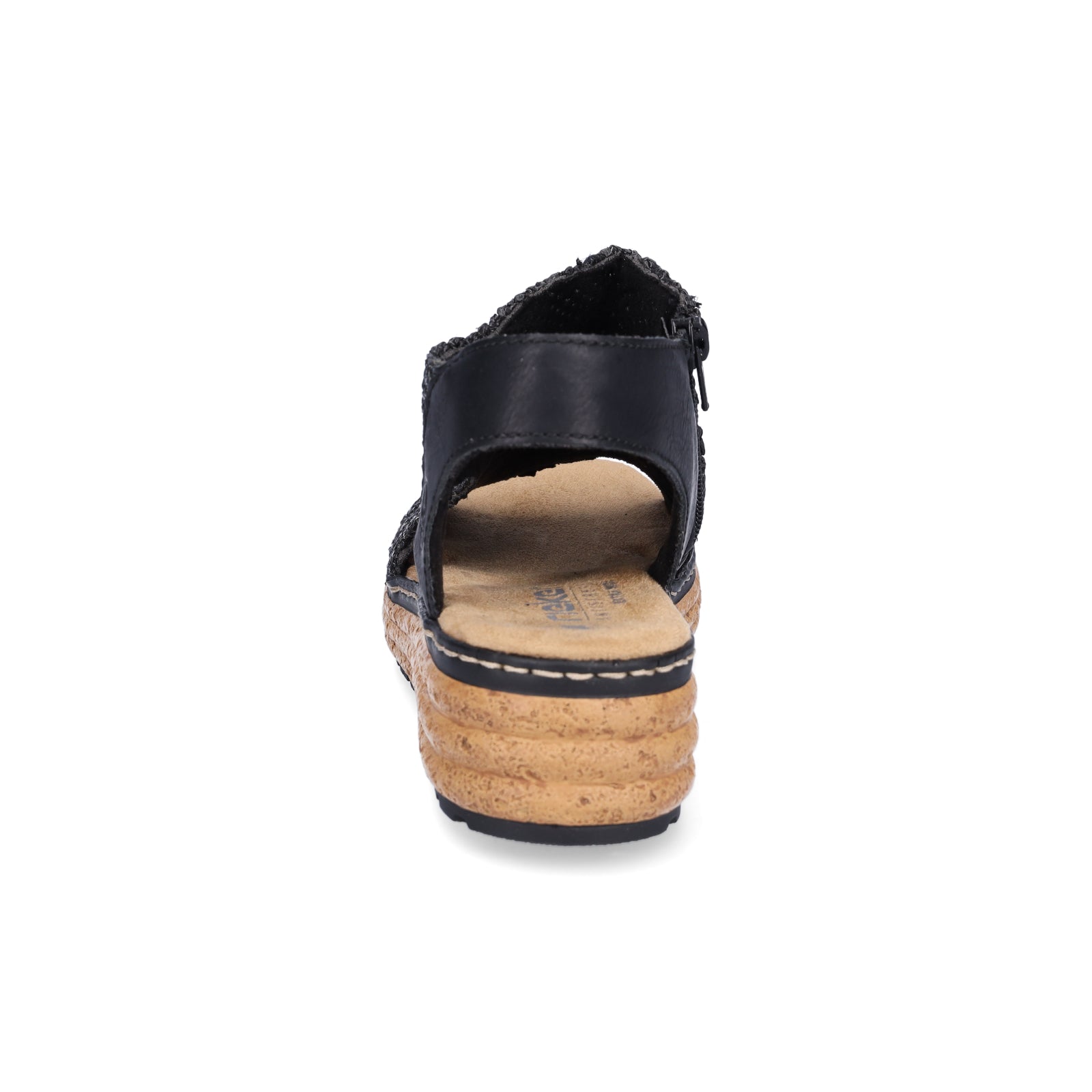 Rieker women's sandals black