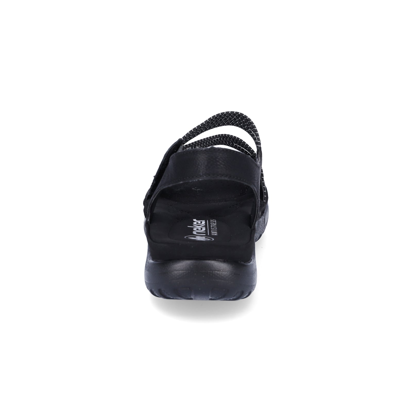 Rieker Damen Trekking Sandale schwarz
