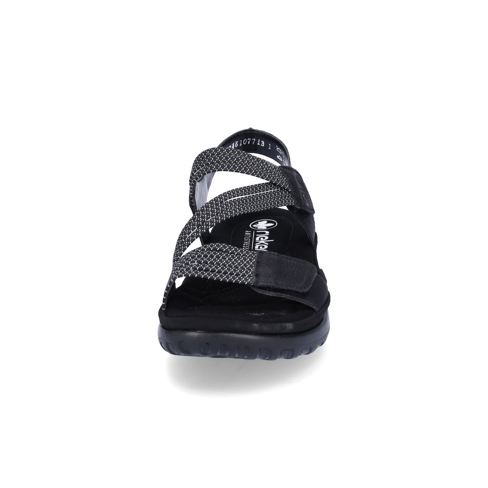 Rieker Damen Trekking Sandale schwarz