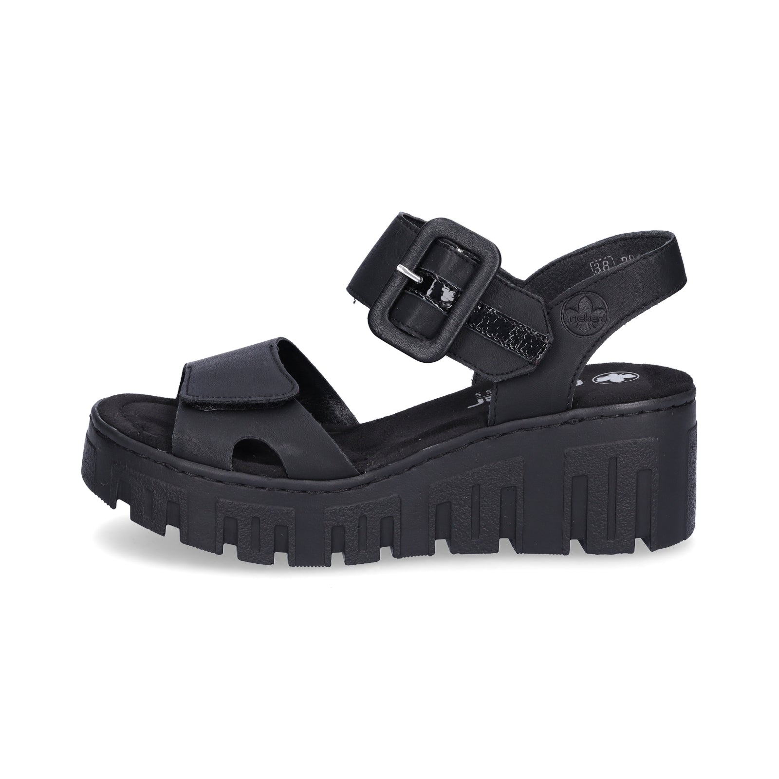 Rieker Damen Sandalette schwarz