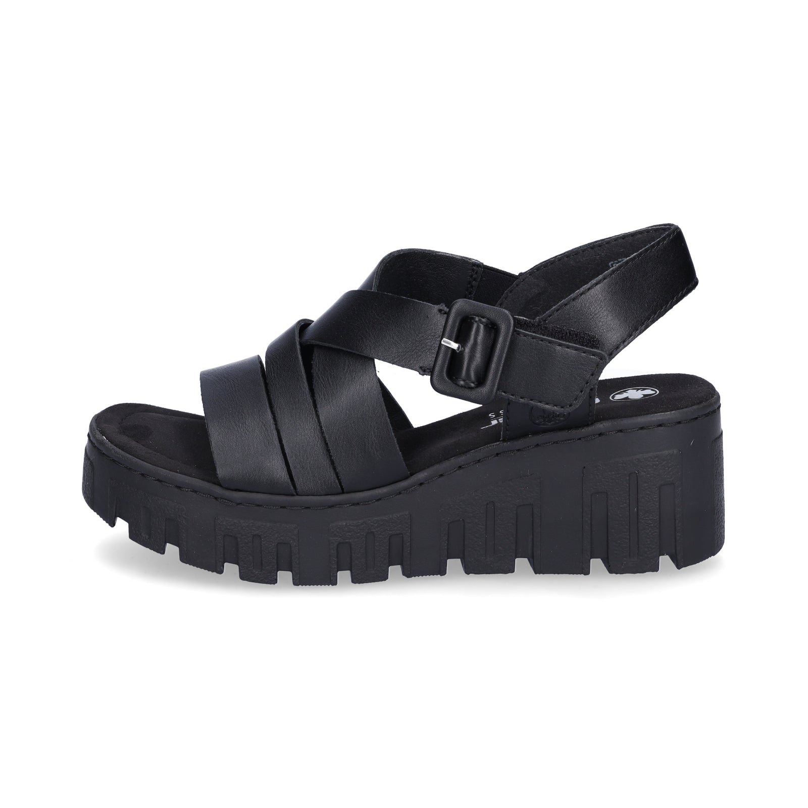 Rieker Damen Sandale schwarz